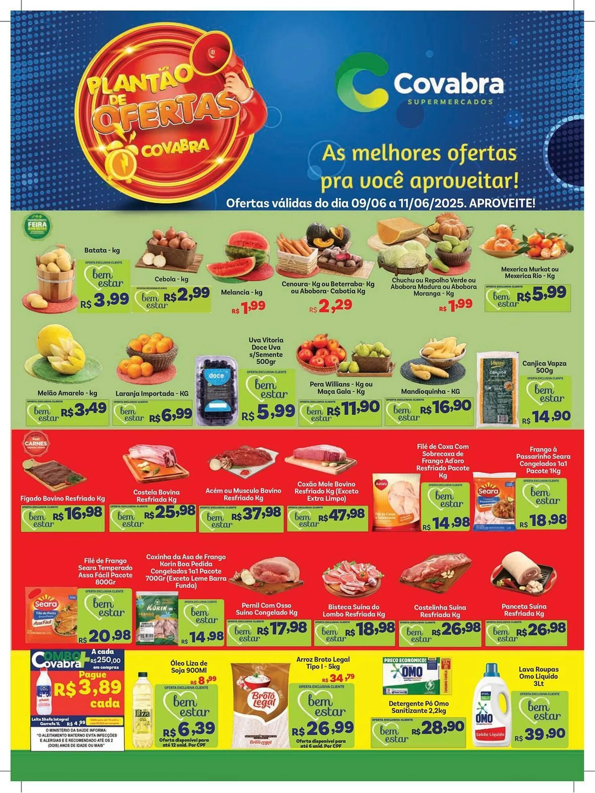 Encarte de Catálogo Covabra Supermercados 6 de setembro até 6 de novembro 2025 - Pagina 1