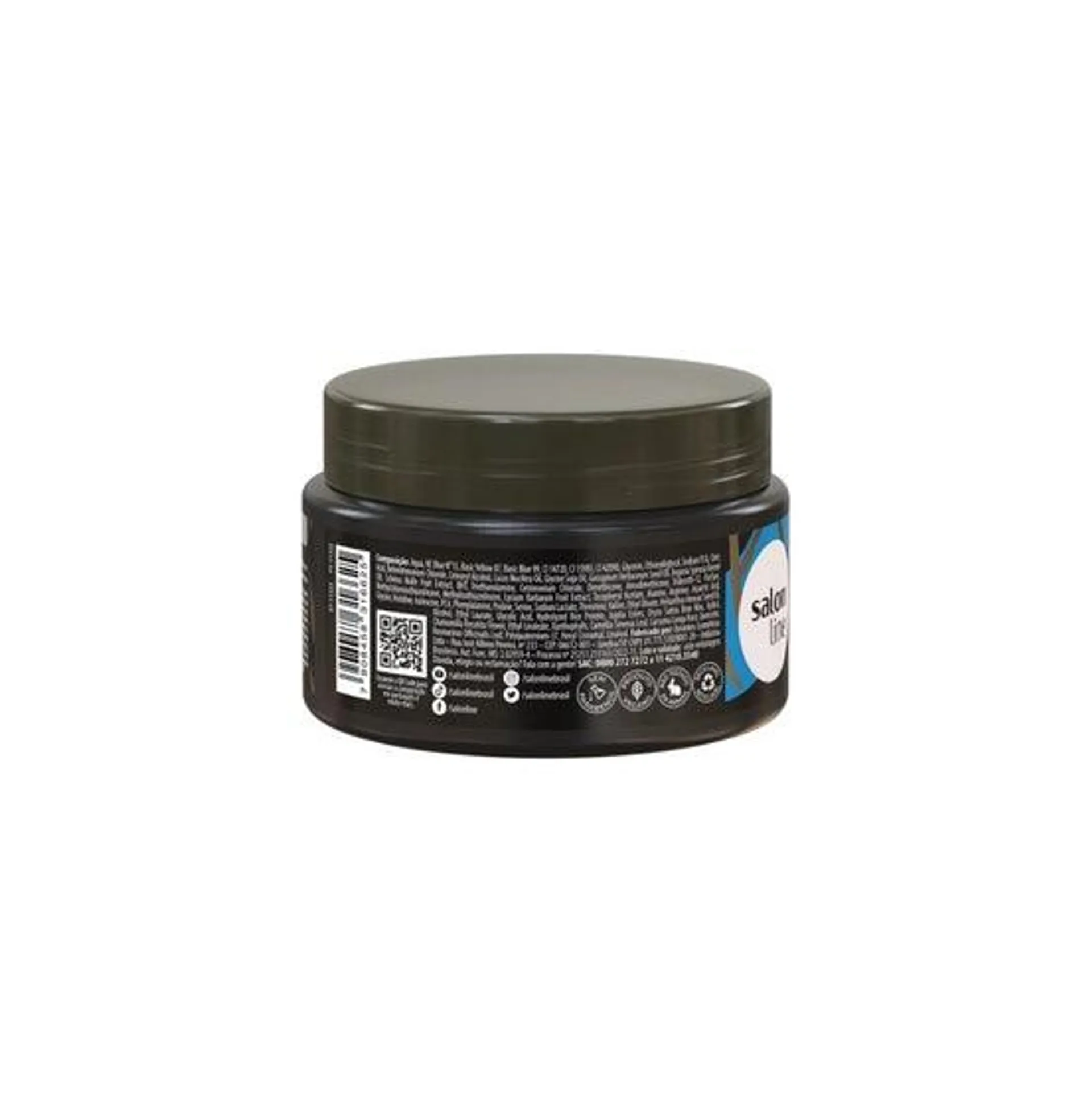 Máscara Tratamento Salon Line Matizado Meu Liso Preto Azulado 300gr