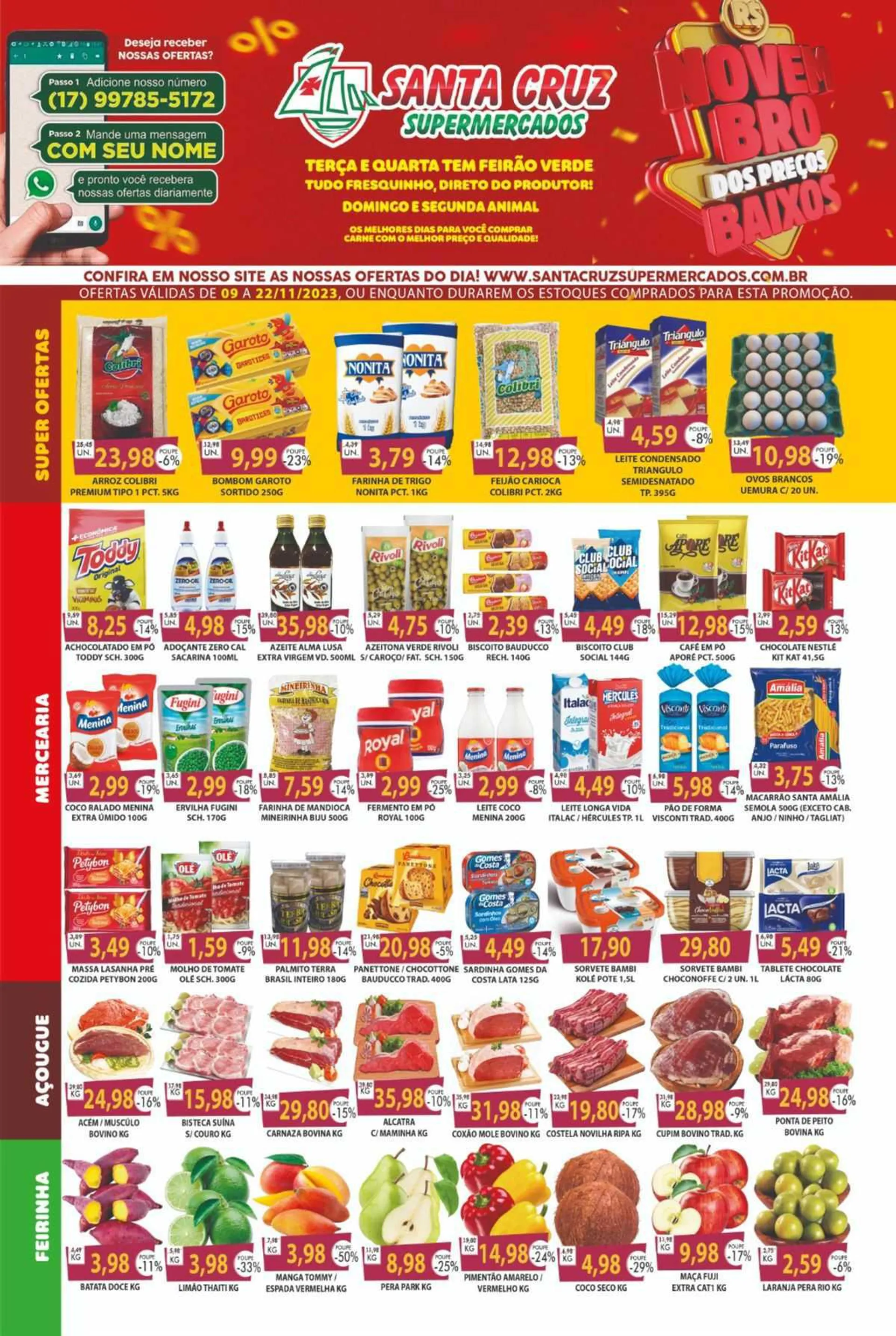 Santa Cruz Supermercados Folheto - 1