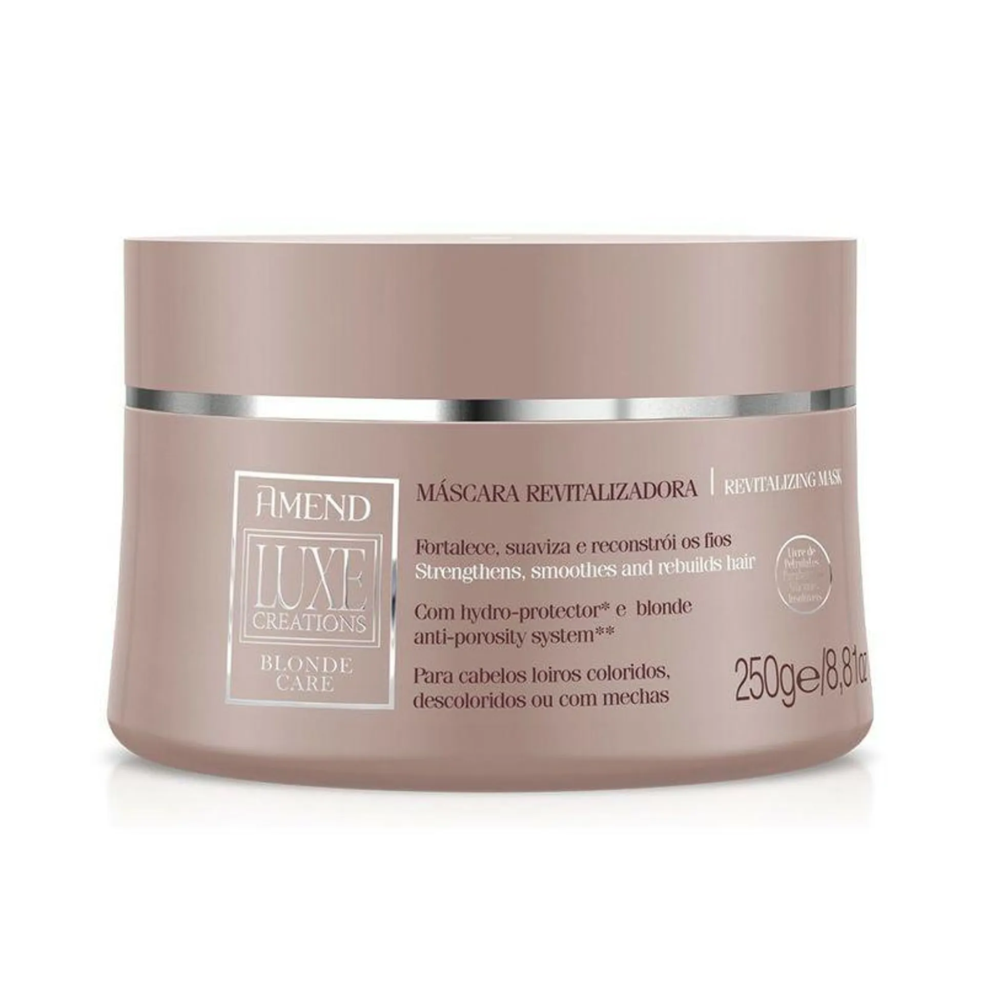 Máscara Revitalizadora Amend Luxe Creations Blonde Care 250g