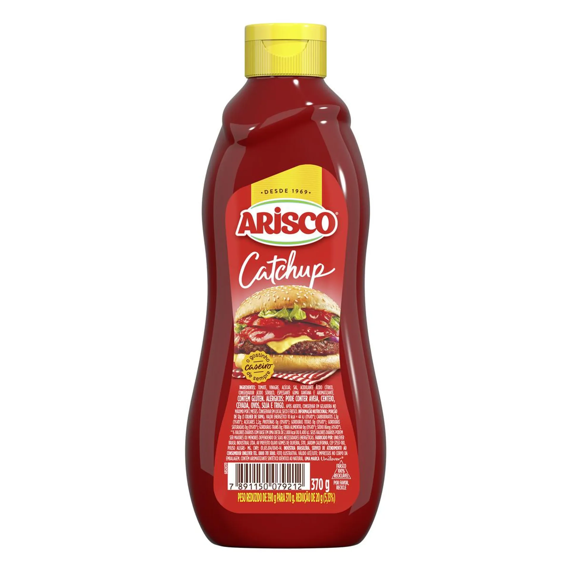 Ketchup Arisco Tradicional Squeeze 370g