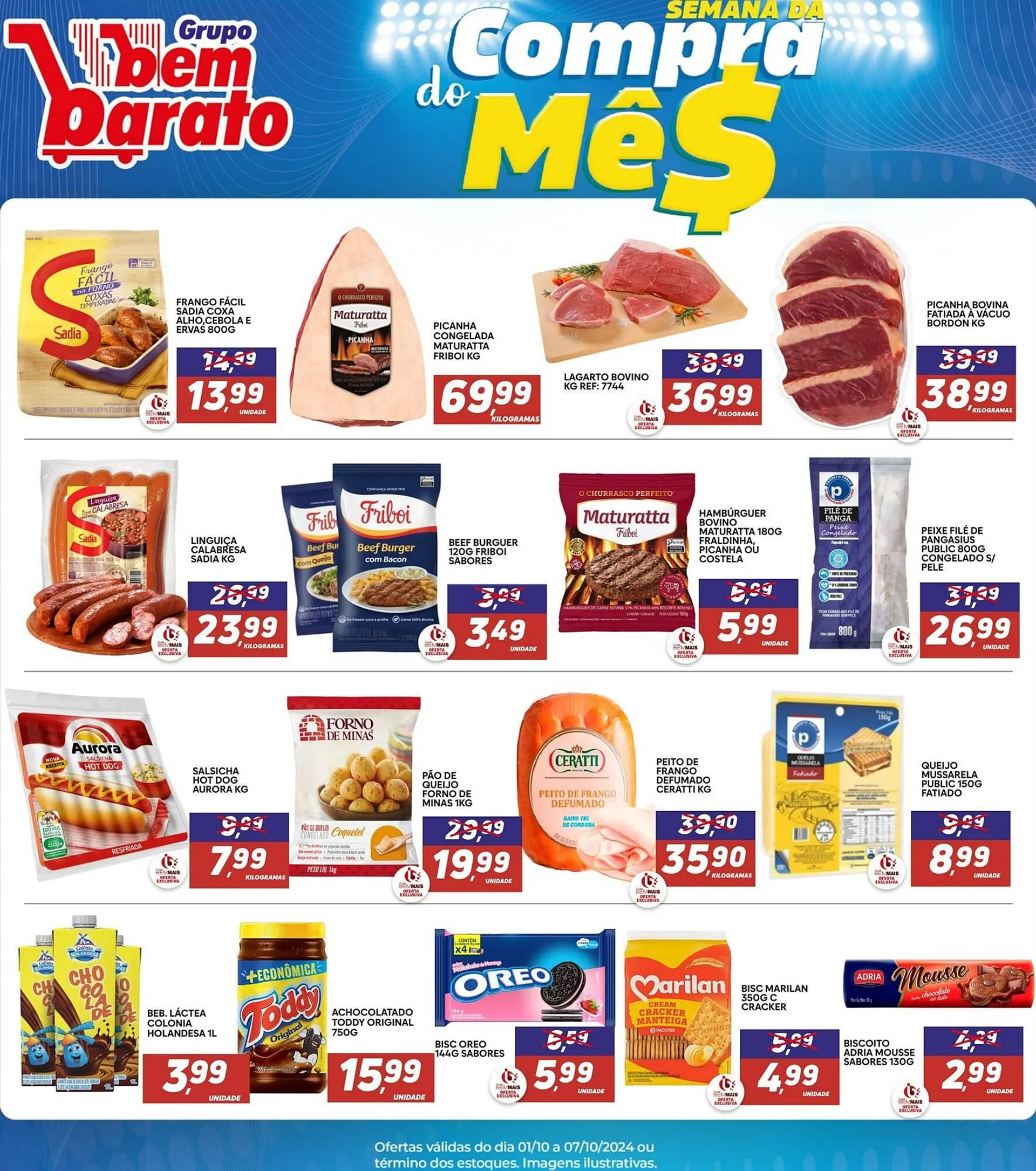 Encarte de Catálogo Supermercado Bem Barato 1 de outubro até 7 de outubro 2024 - Pagina 3