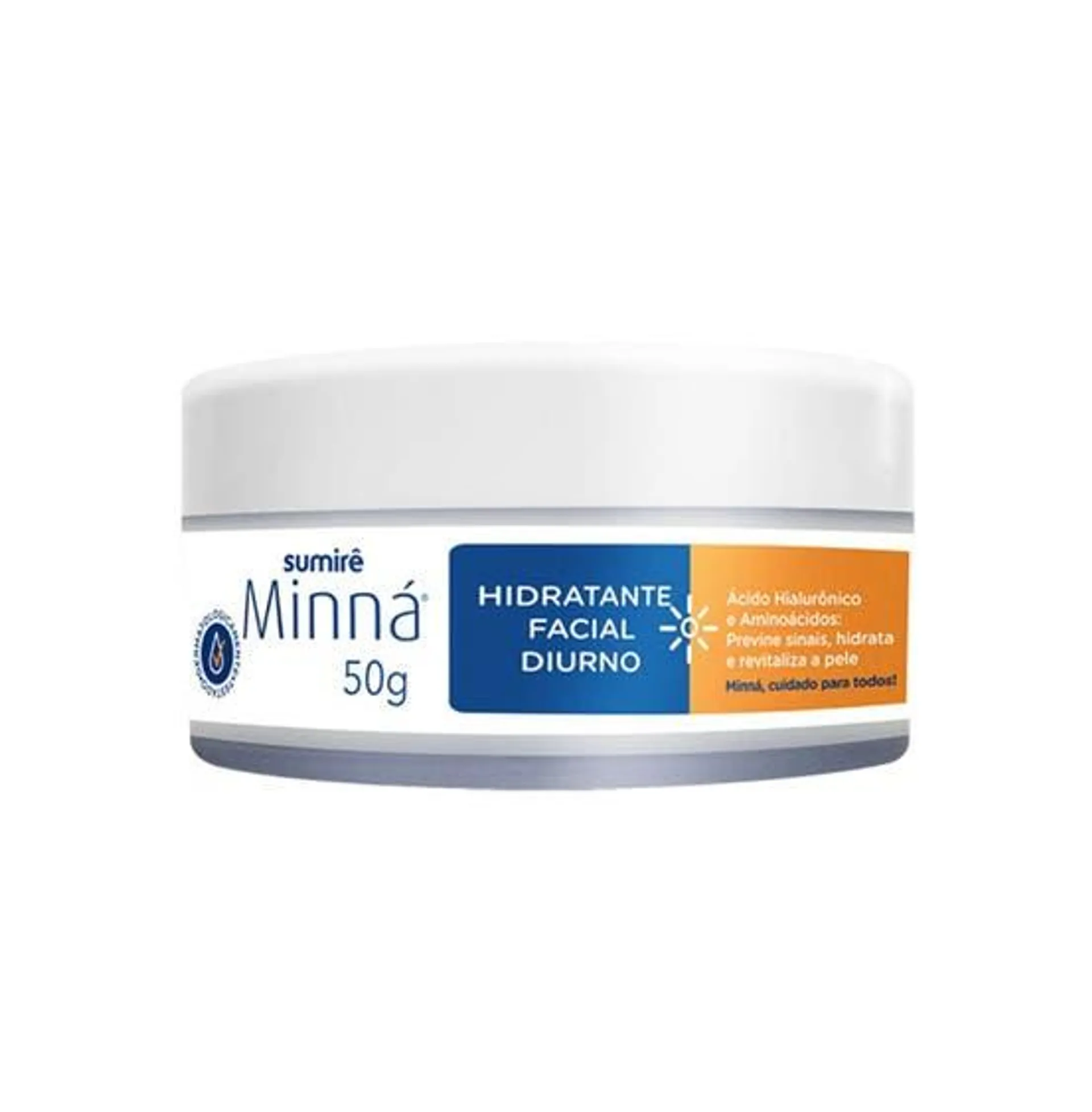 Creme Hidratante Facial Minná Diurno 50g