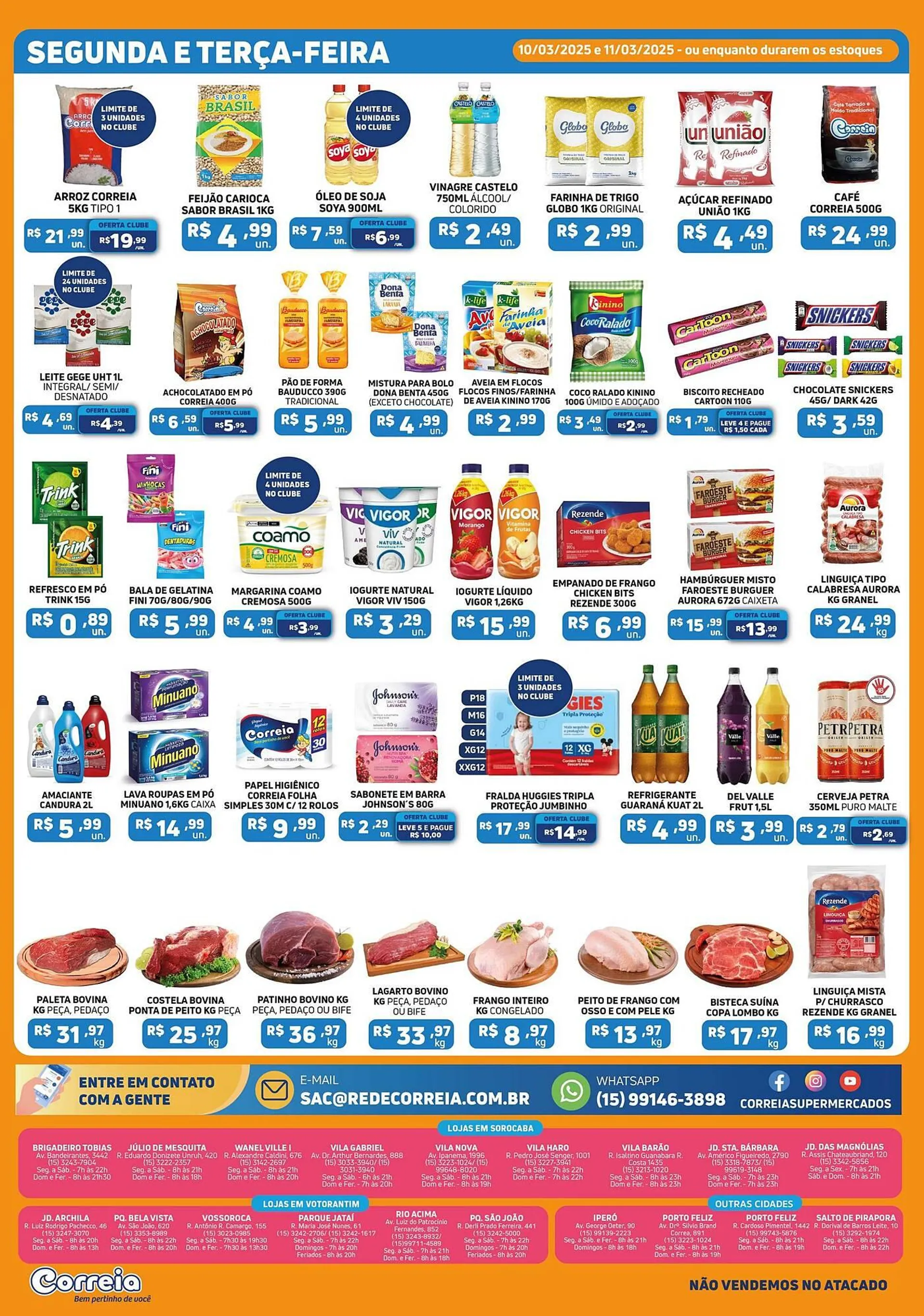 Encarte de Catálogo Supermercados Correia 7 de março até 9 de março 2025 - Pagina 2