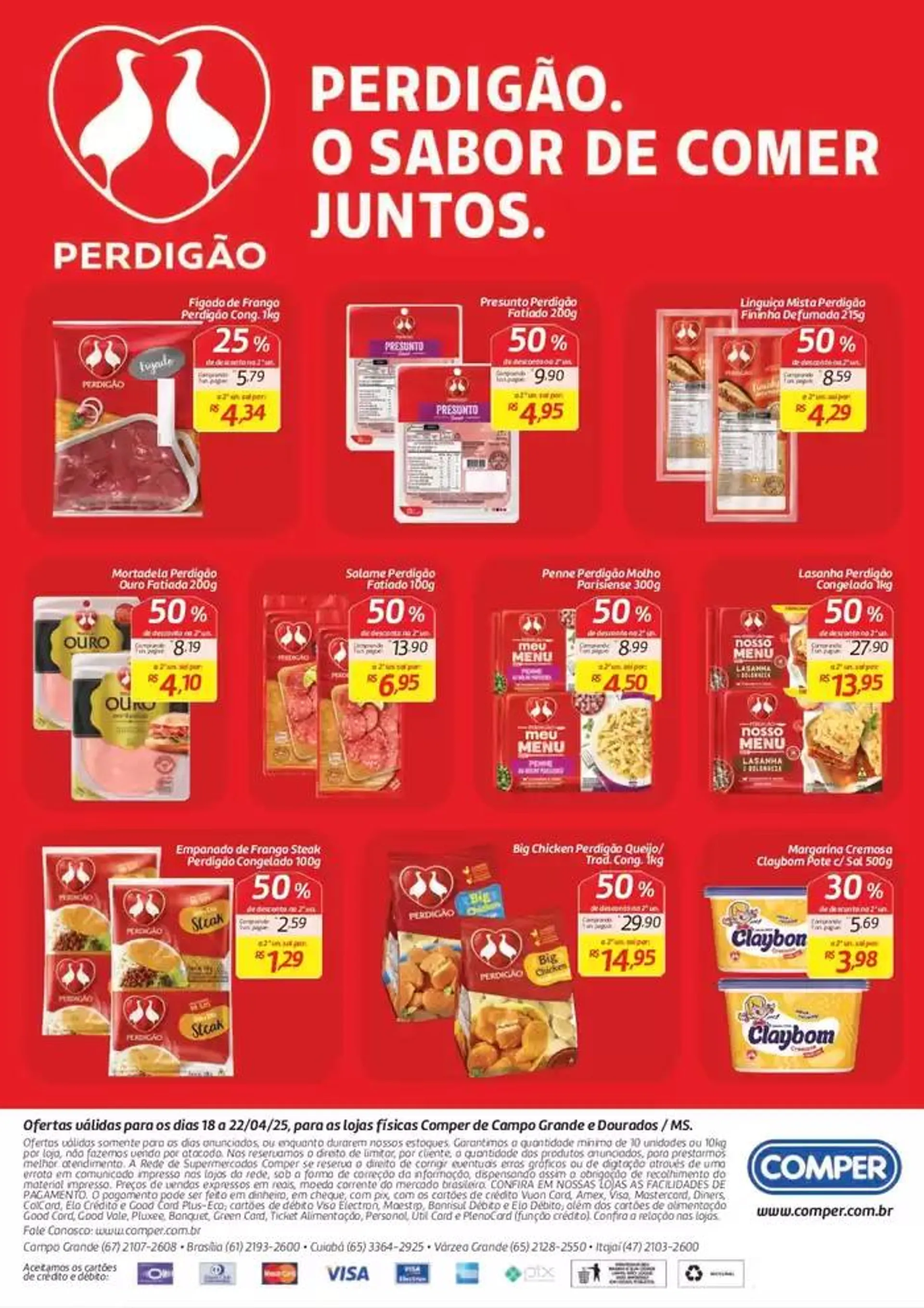 Encarte de Sadia e Perdigão 18 de abril até 22 de abril 2025 - Pagina 2