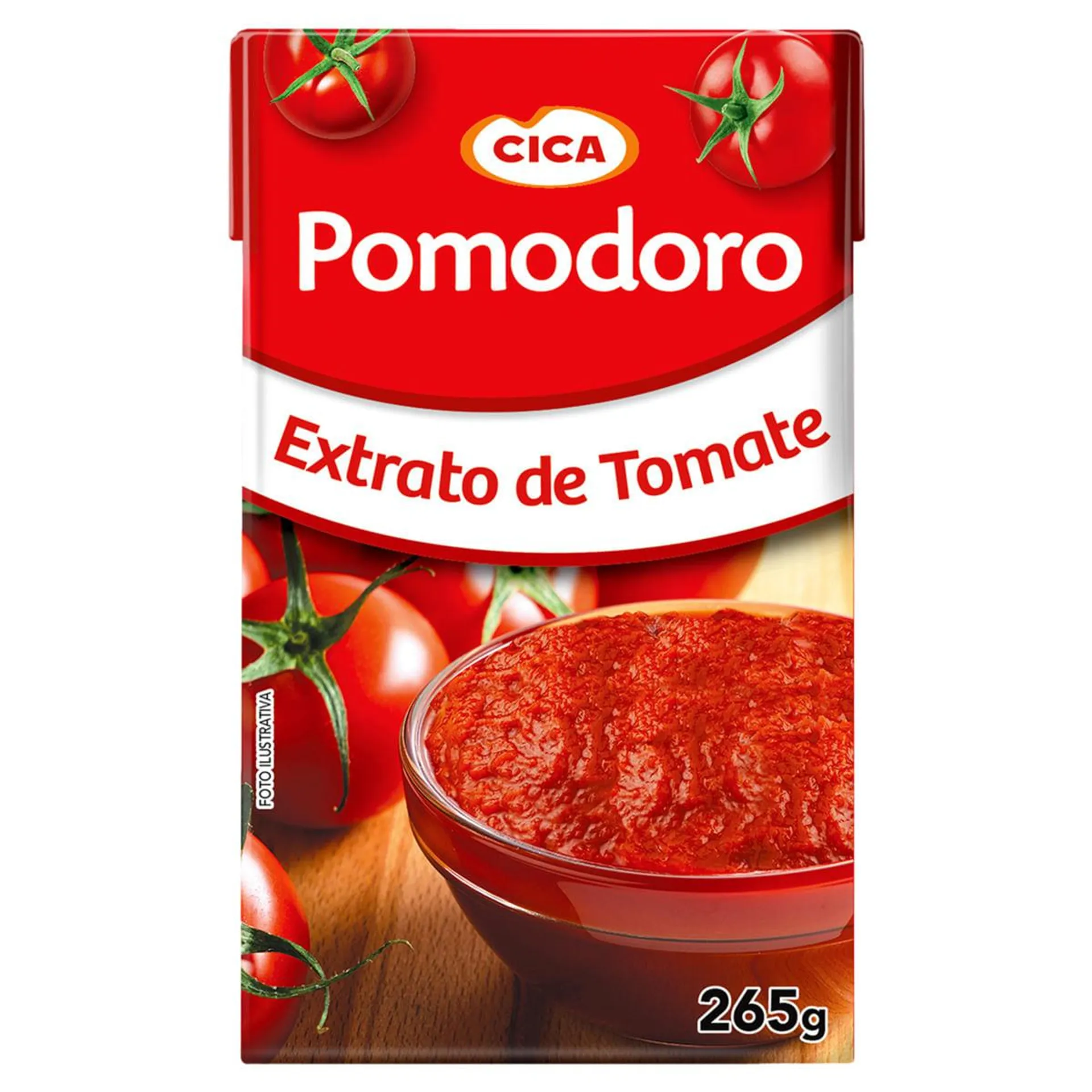 Extrato de Tomate Pomodoro Cica Caixa 265g