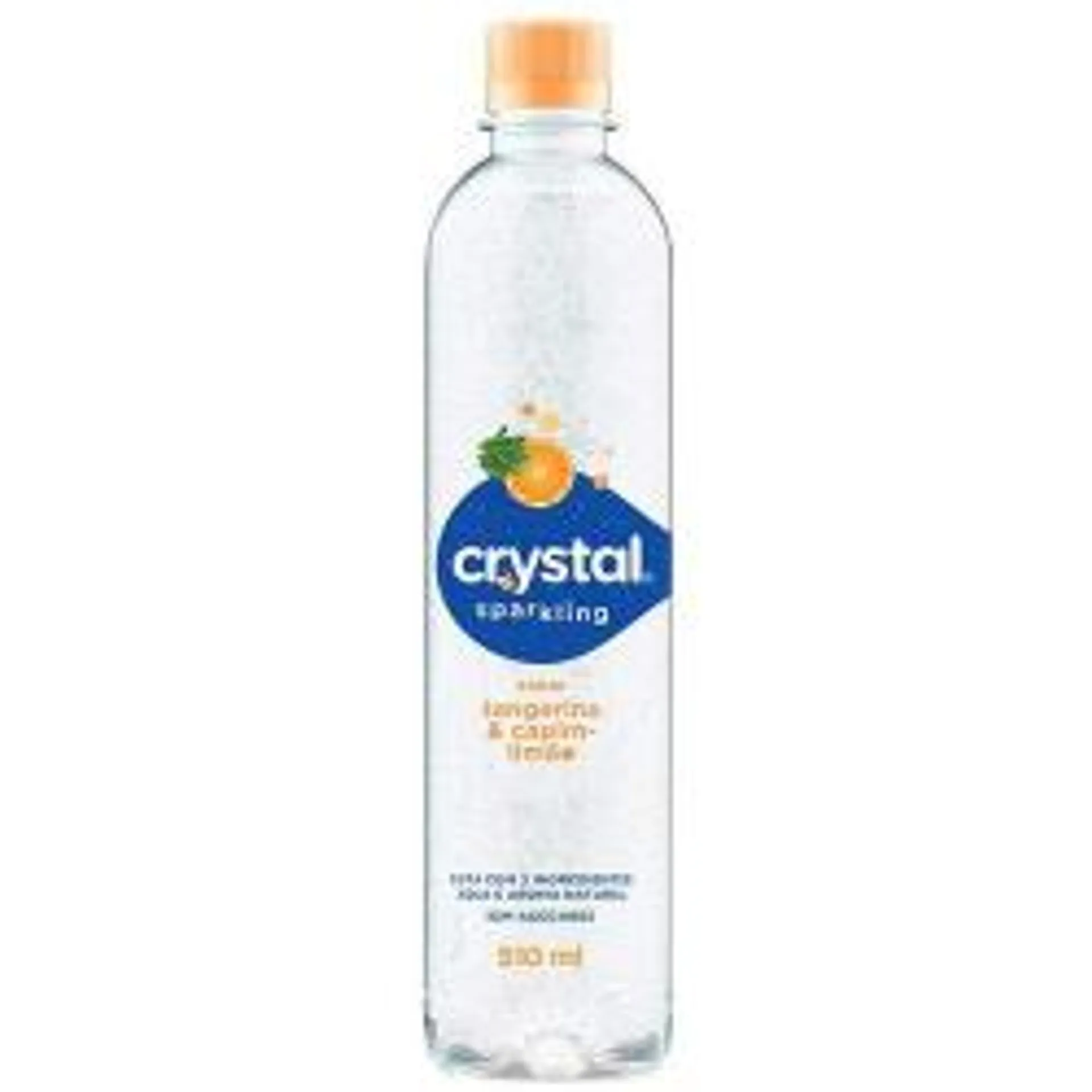 Água Saborizada Crystal 510ml Spark Tangerina / Capim-limão