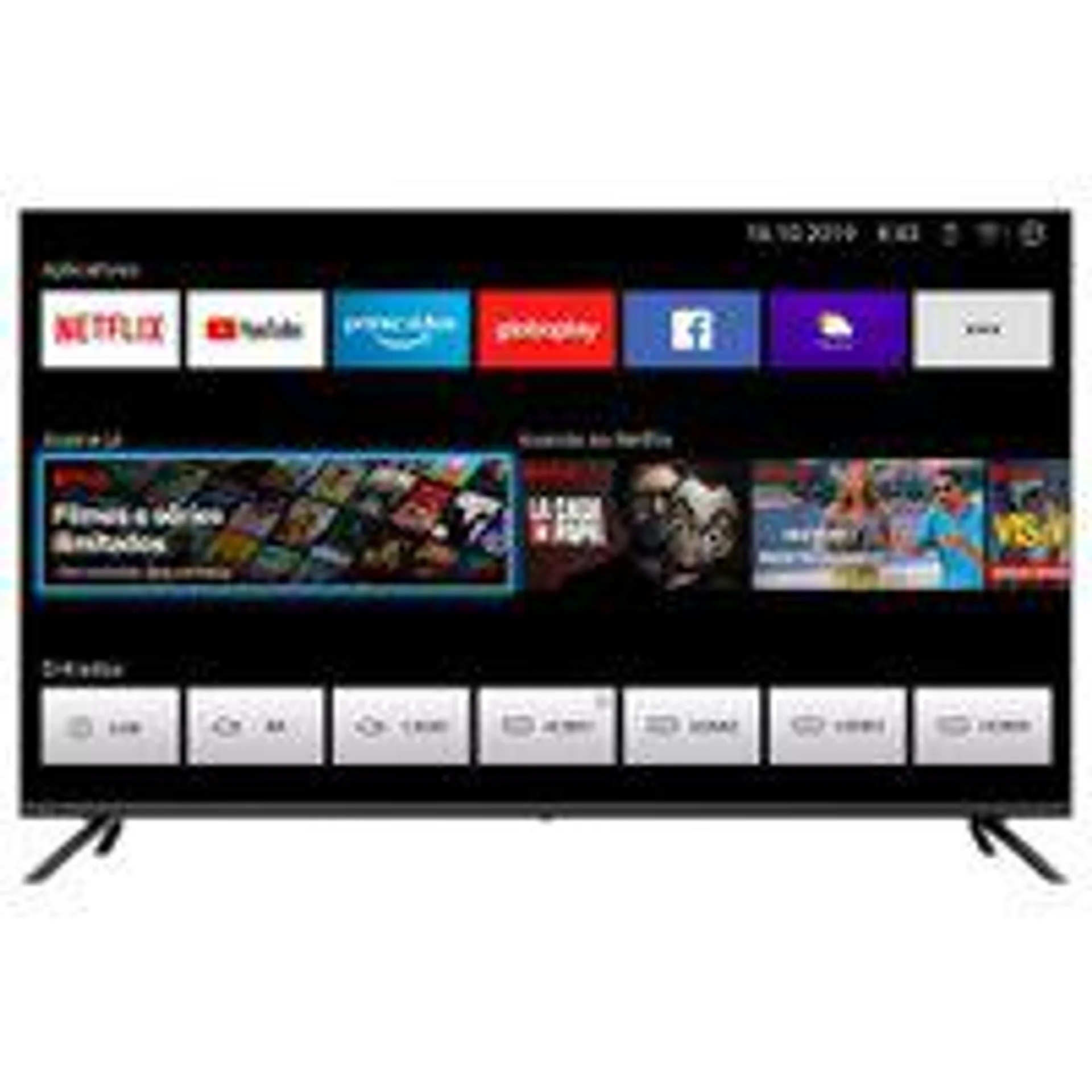 Smart Tv Philco 50´´ 4k Led Netflix Bivolt Ptv50g70sblsg