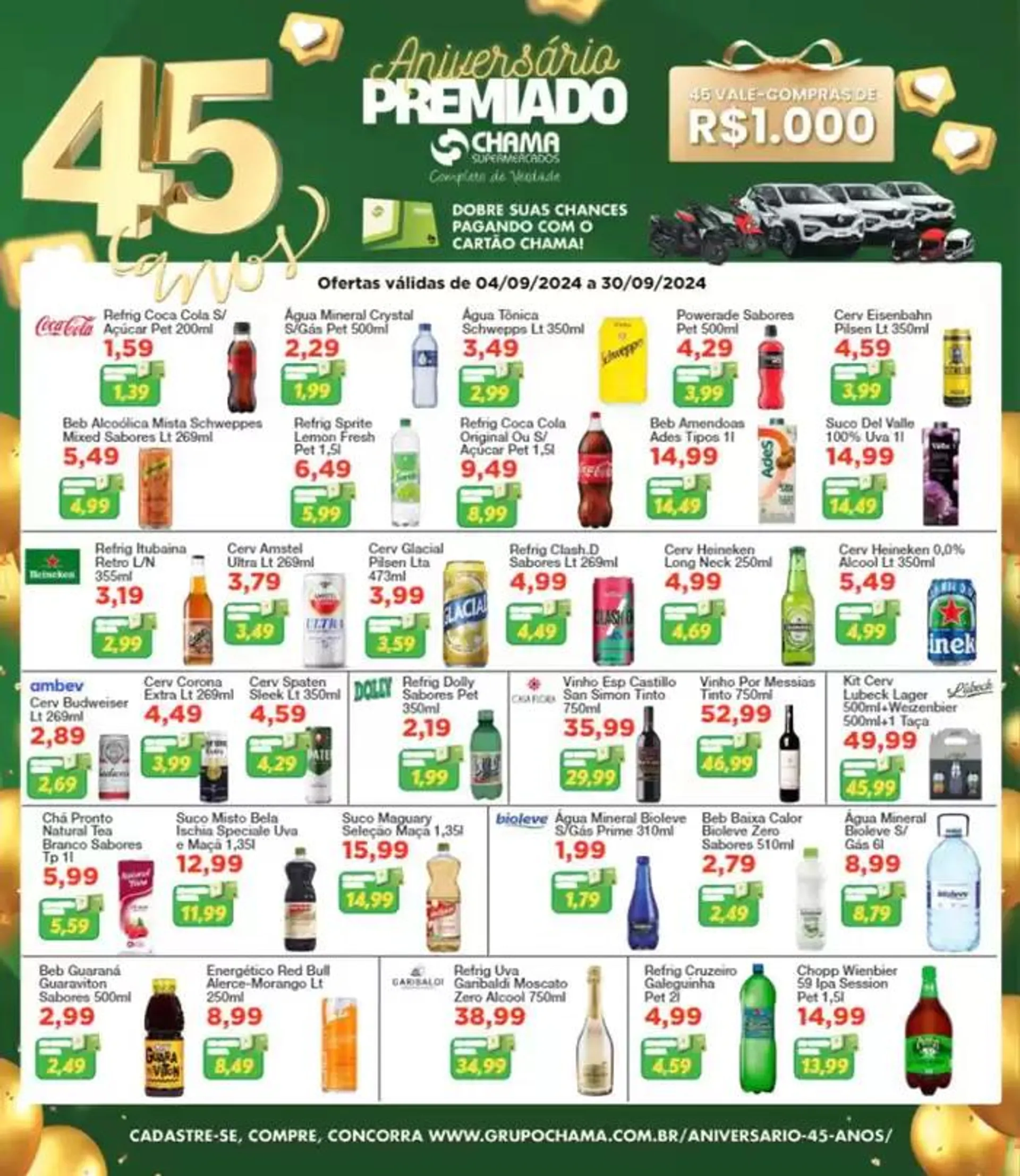 Encarte de Revista de Ofertas de Aniversário 45 Anos 17 de setembro até 30 de setembro 2024 - Pagina 7