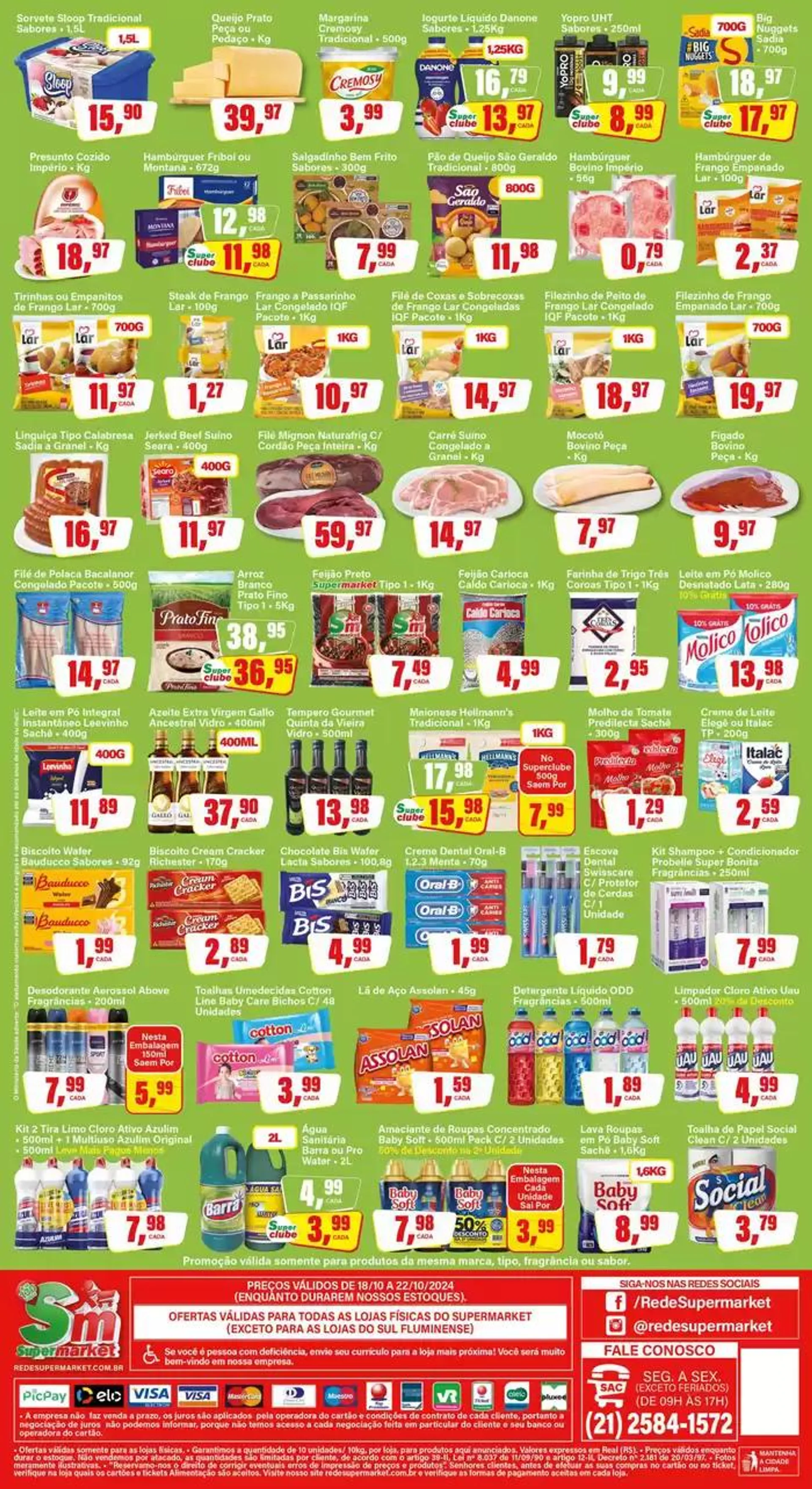 Encarte de Ofertas Rede Supermarket 18 de outubro até 22 de outubro 2024 - Pagina 2