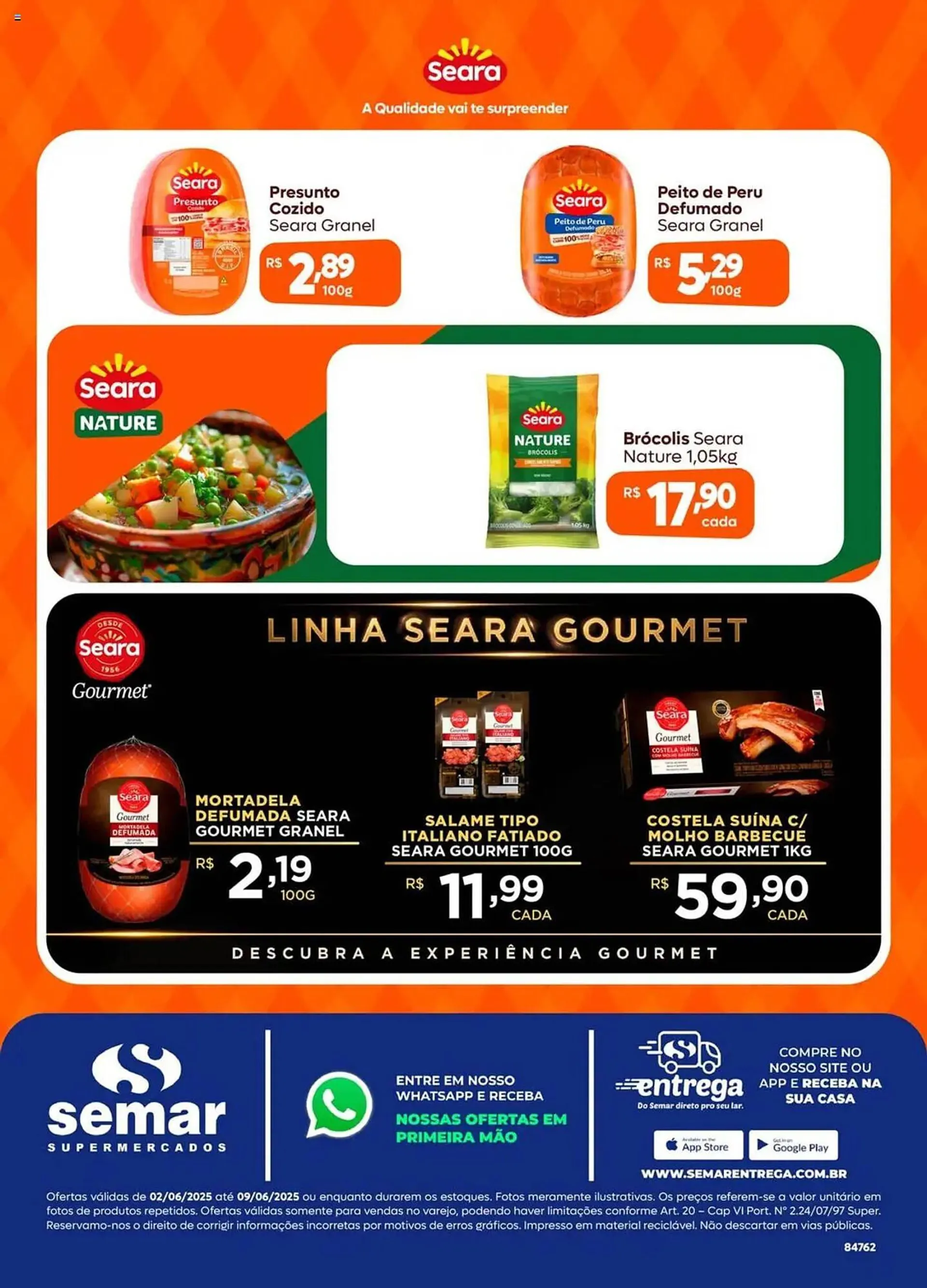 Encarte de Catálogo Semar Supermercado 2 de junho até 10 de junho 2025 - Pagina 2