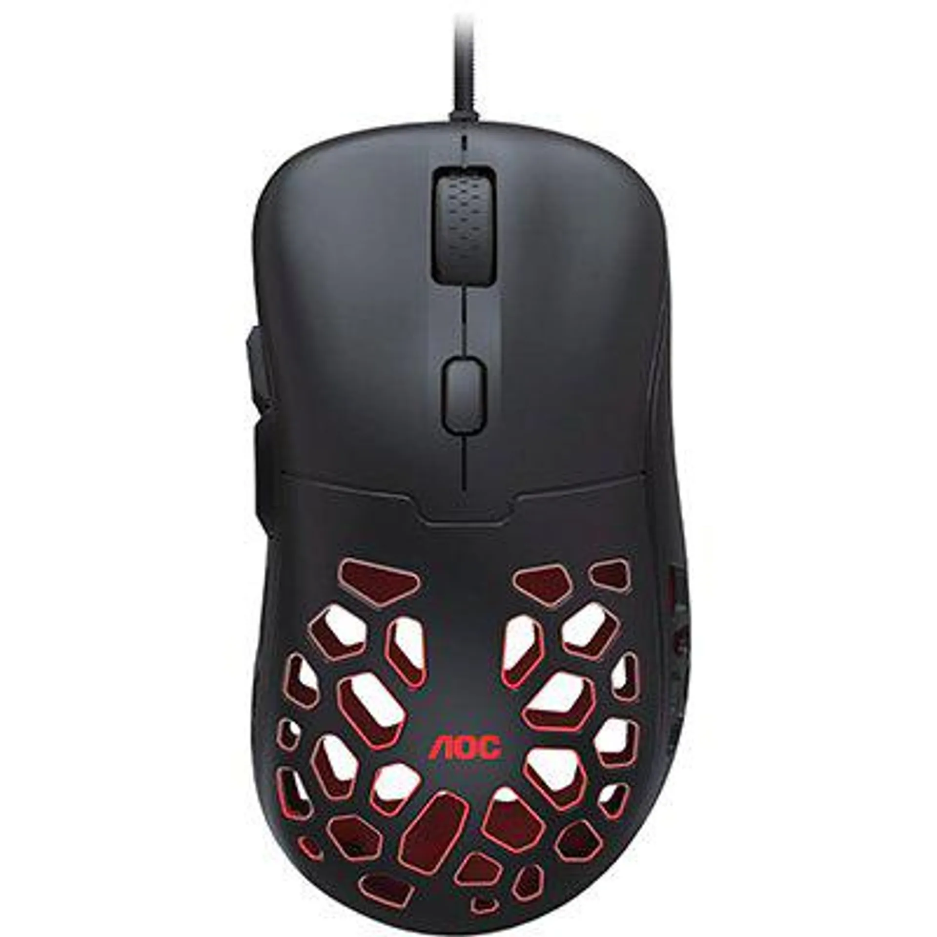 Mouse Gamer com fio USB GM510 16.000 DPI RGB com 6 botões AOC - CX 1 UN