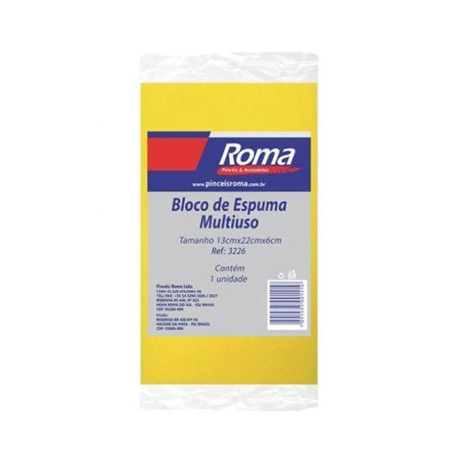 Bloco Espuma Roma Ref 3226 Amarelo