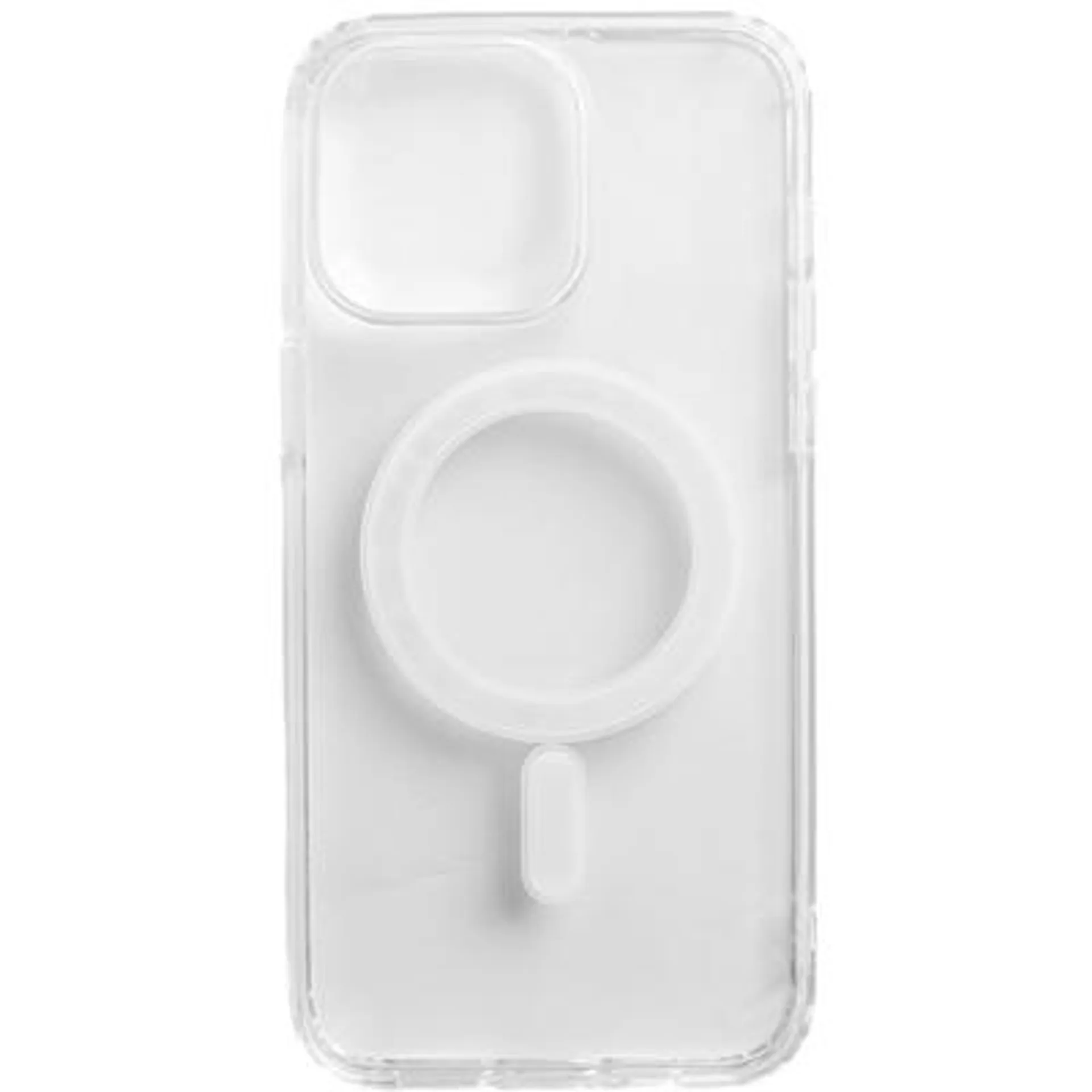 Capinha De Celular Iphone 15 Pro Max Clear Case Magnética Transparente (MP)