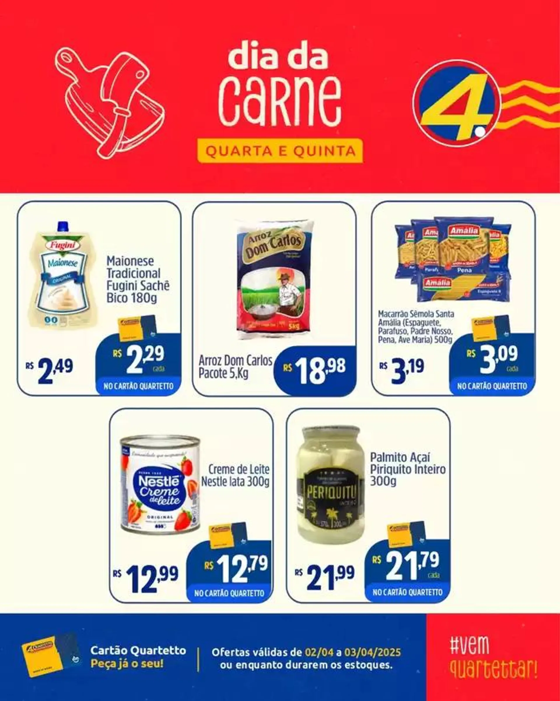 Encarte de Encarte Quartetto Supermercados 2 de abril até 3 de abril 2025 - Pagina 6