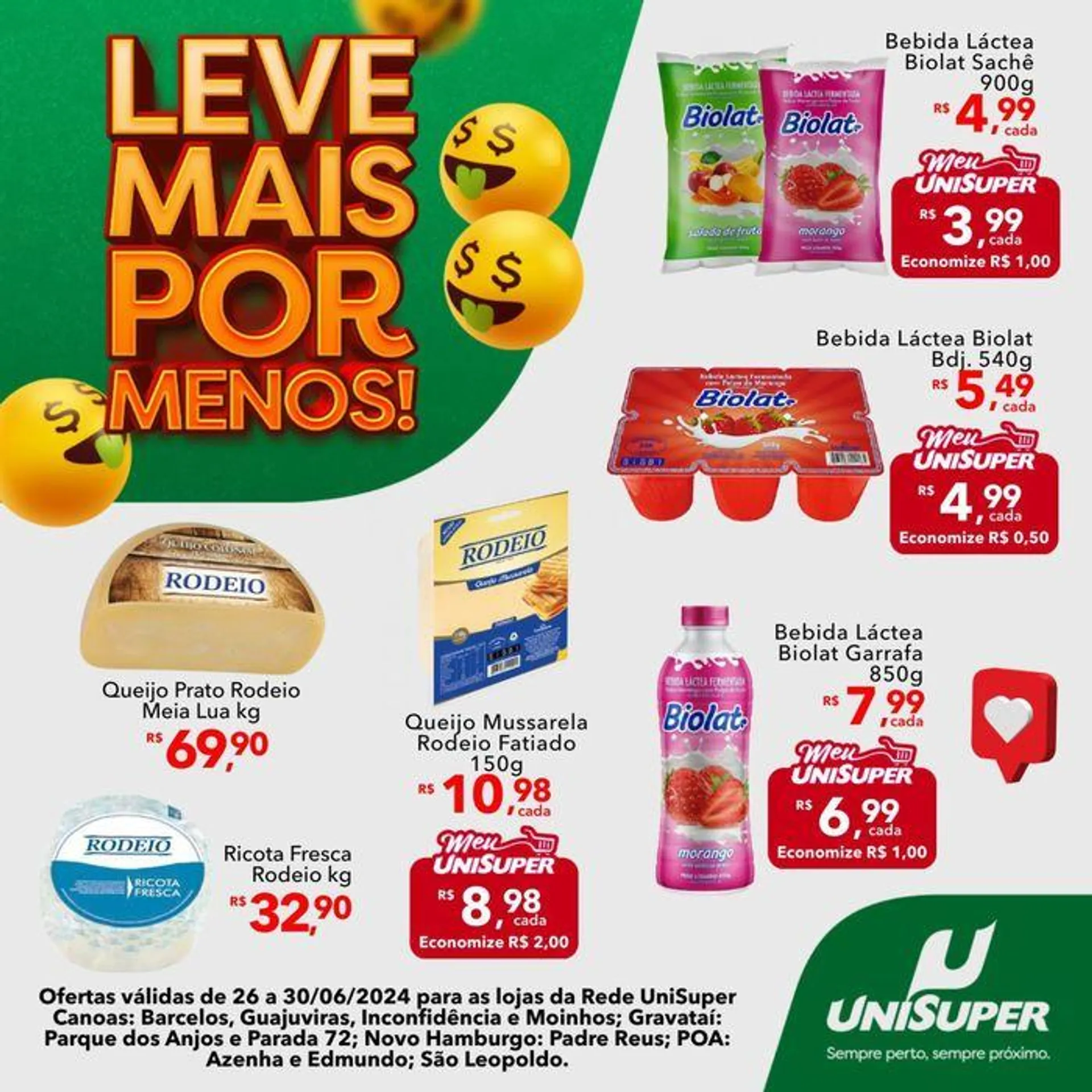 Encarte de Oferta UniSuper 27 de junho até 30 de junho 2024 - Pagina 1