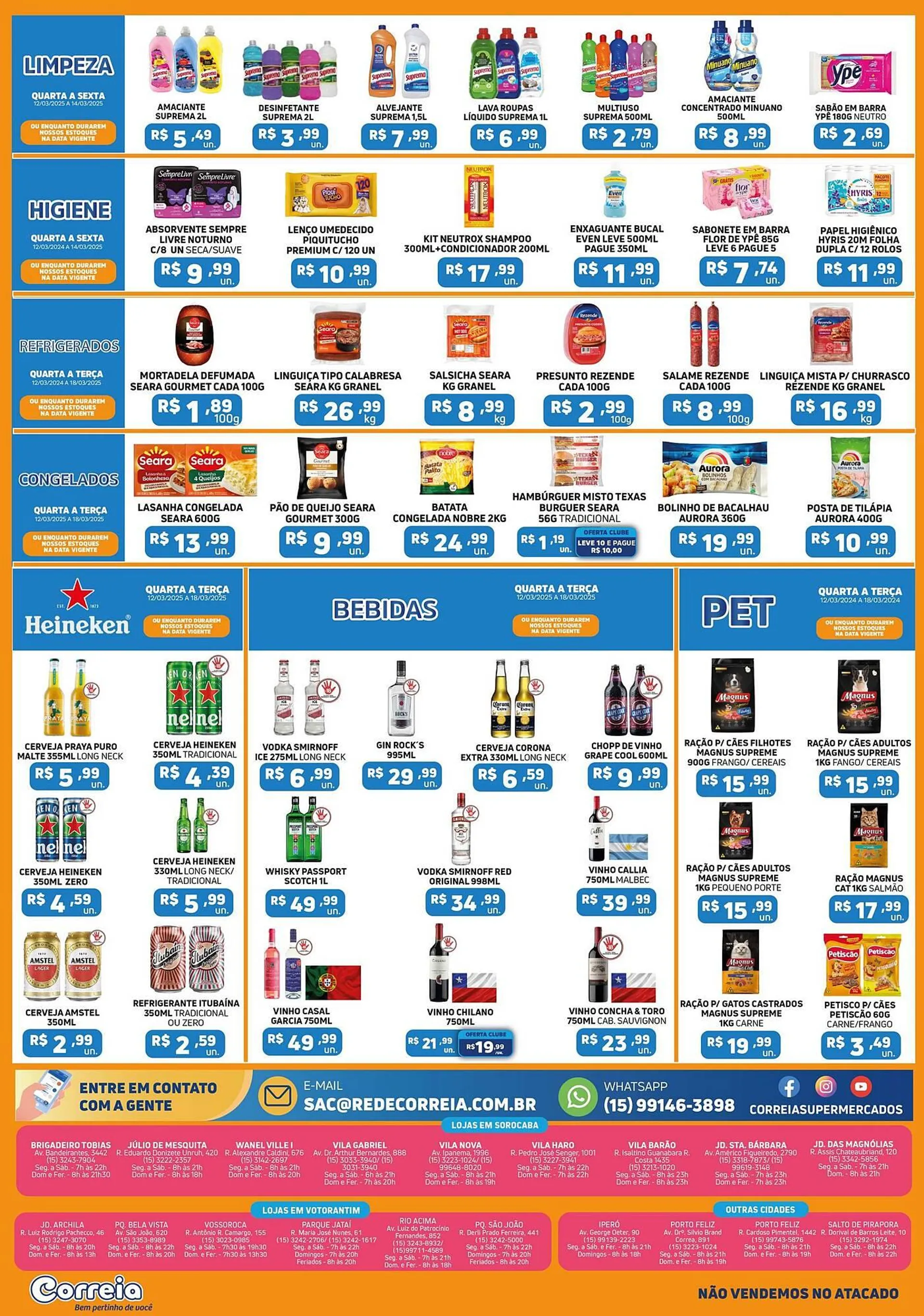 Encarte de Catálogo Supermercados Correia 12 de março até 18 de março 2025 - Pagina 2