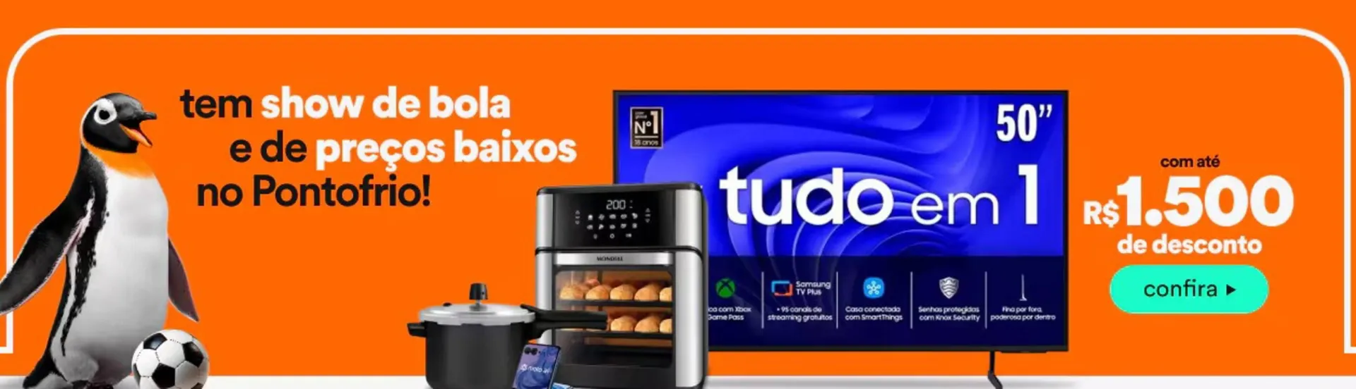 Encarte de Catálogo Pontofrio 24 de junho até 3 de julho 2025 - Pagina 1