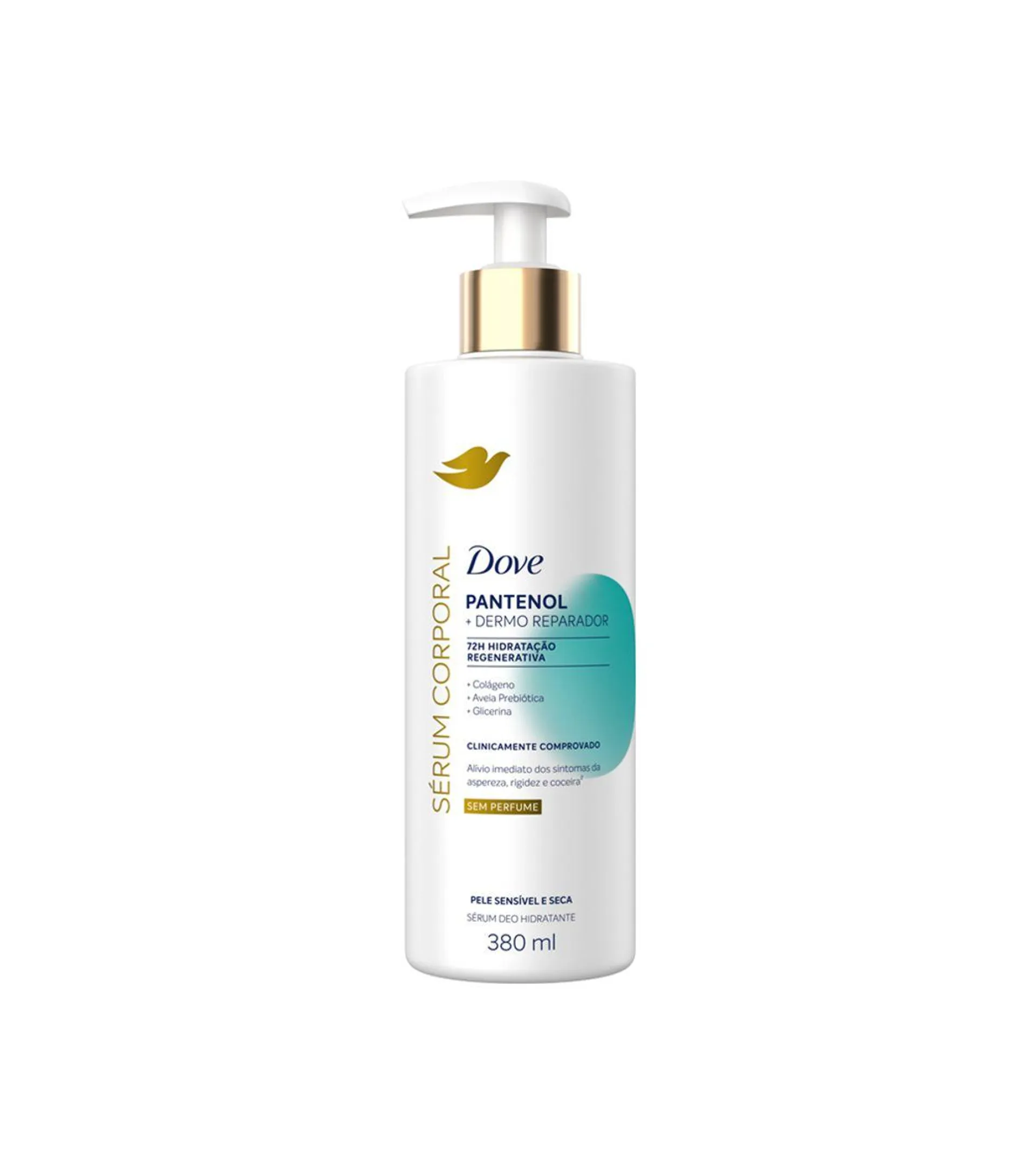 Hidratante Dove Pantenol 380ml Serum Sem Perfume