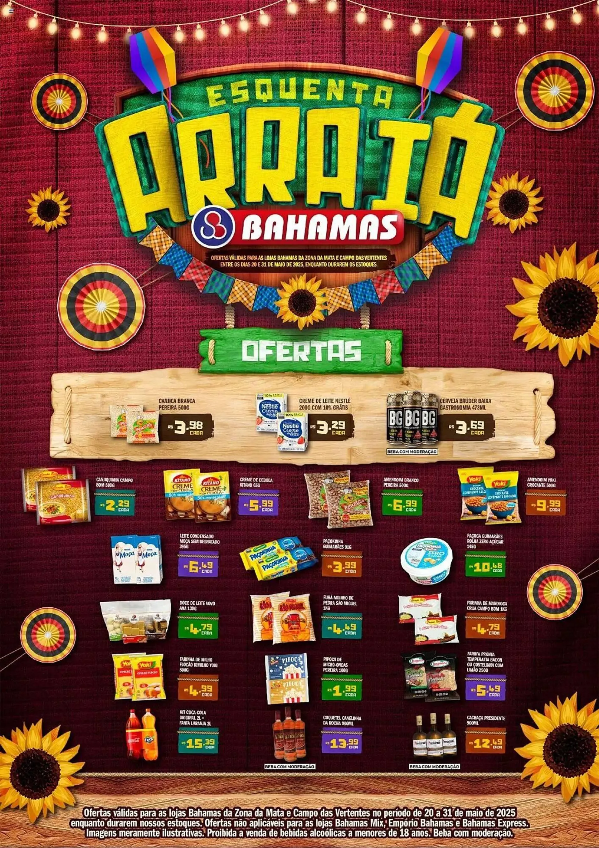 Encarte de Catálogo Bahamas Supermercados 20 de maio até 31 de maio 2025 - Pagina 1