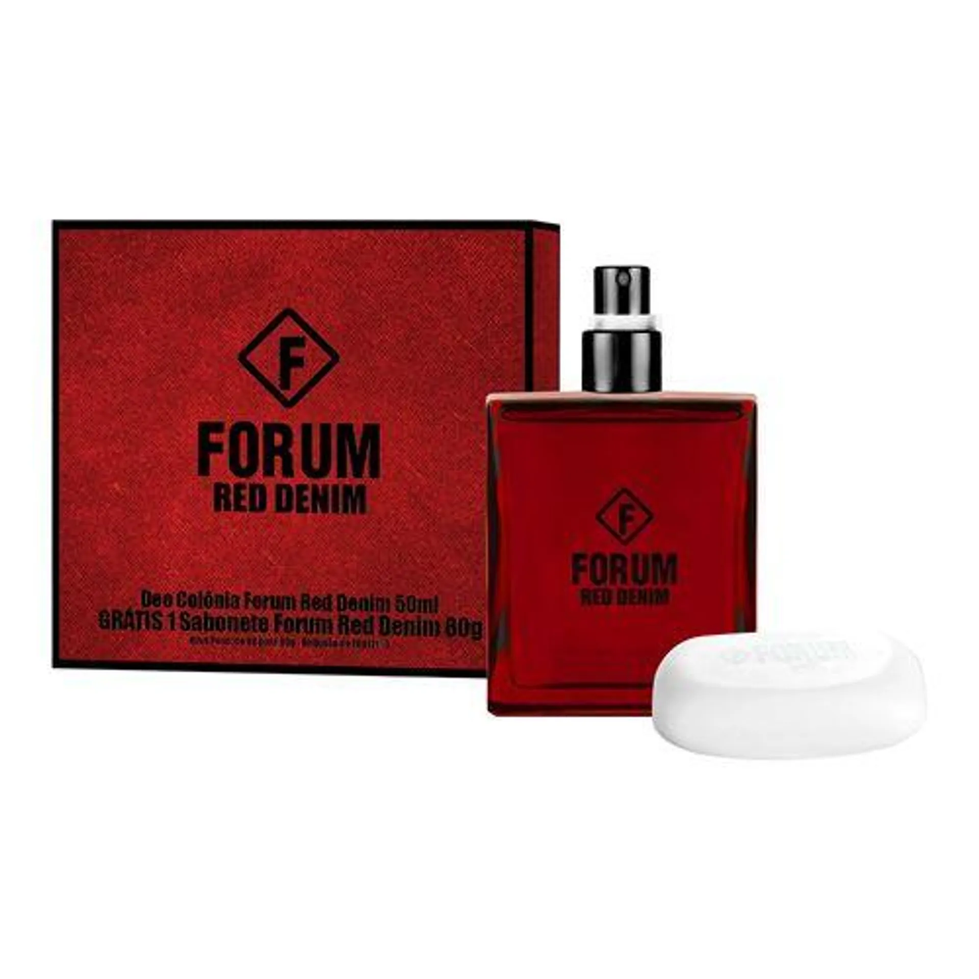 Kit Forum Red Denim (Colônia 50ml + Sabonete)
