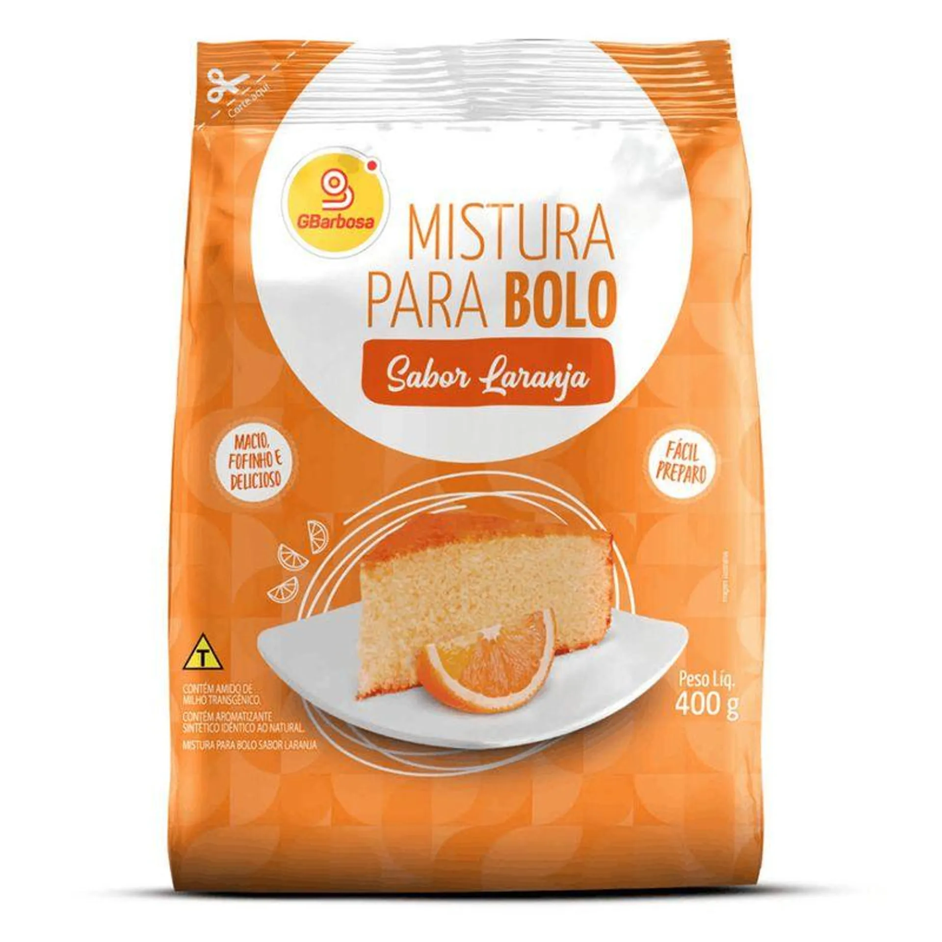 Mistrura p/ Bolo GBarbosa Laranja 400g