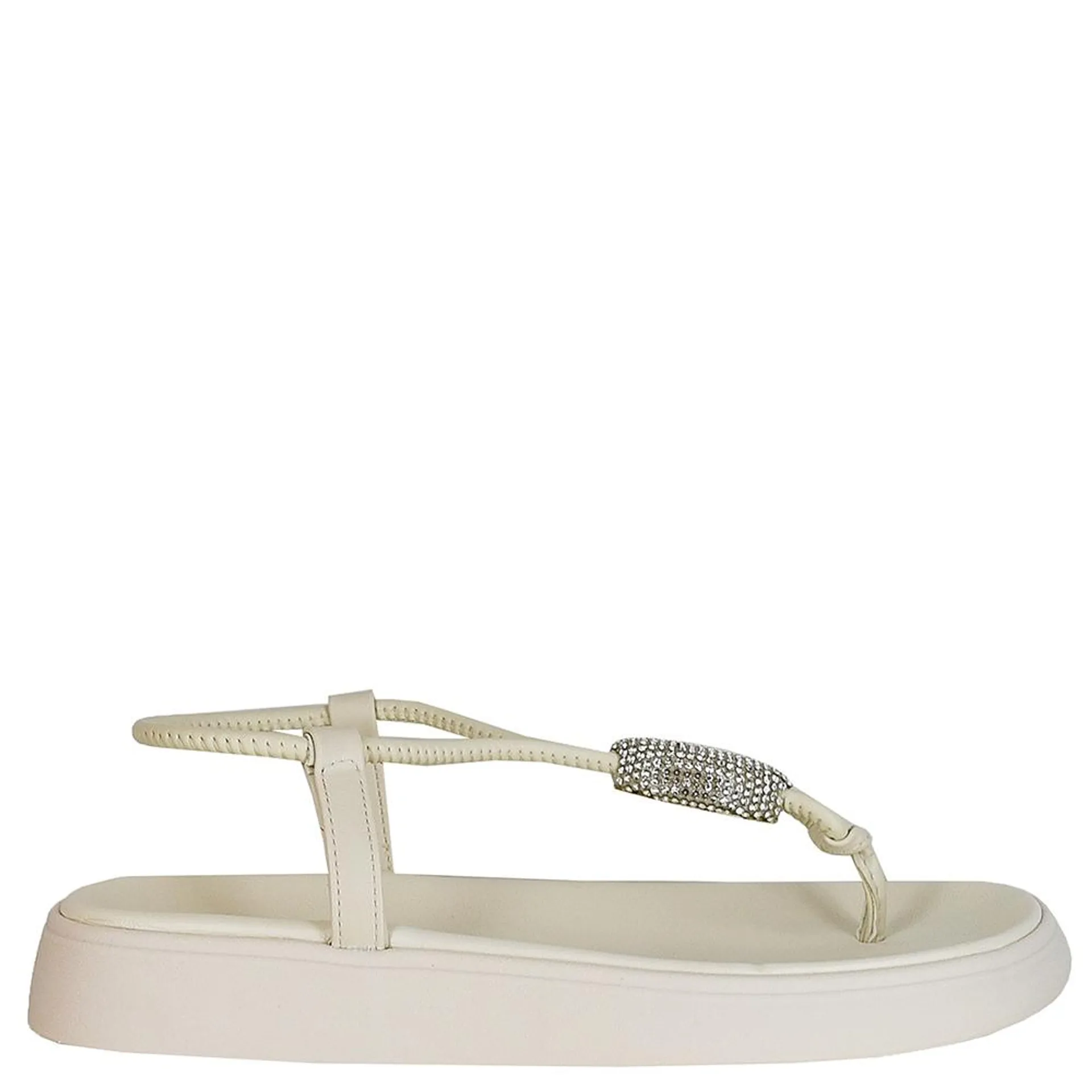 SANDALIA FLATFORM REGULADOR STRASS MOLECA