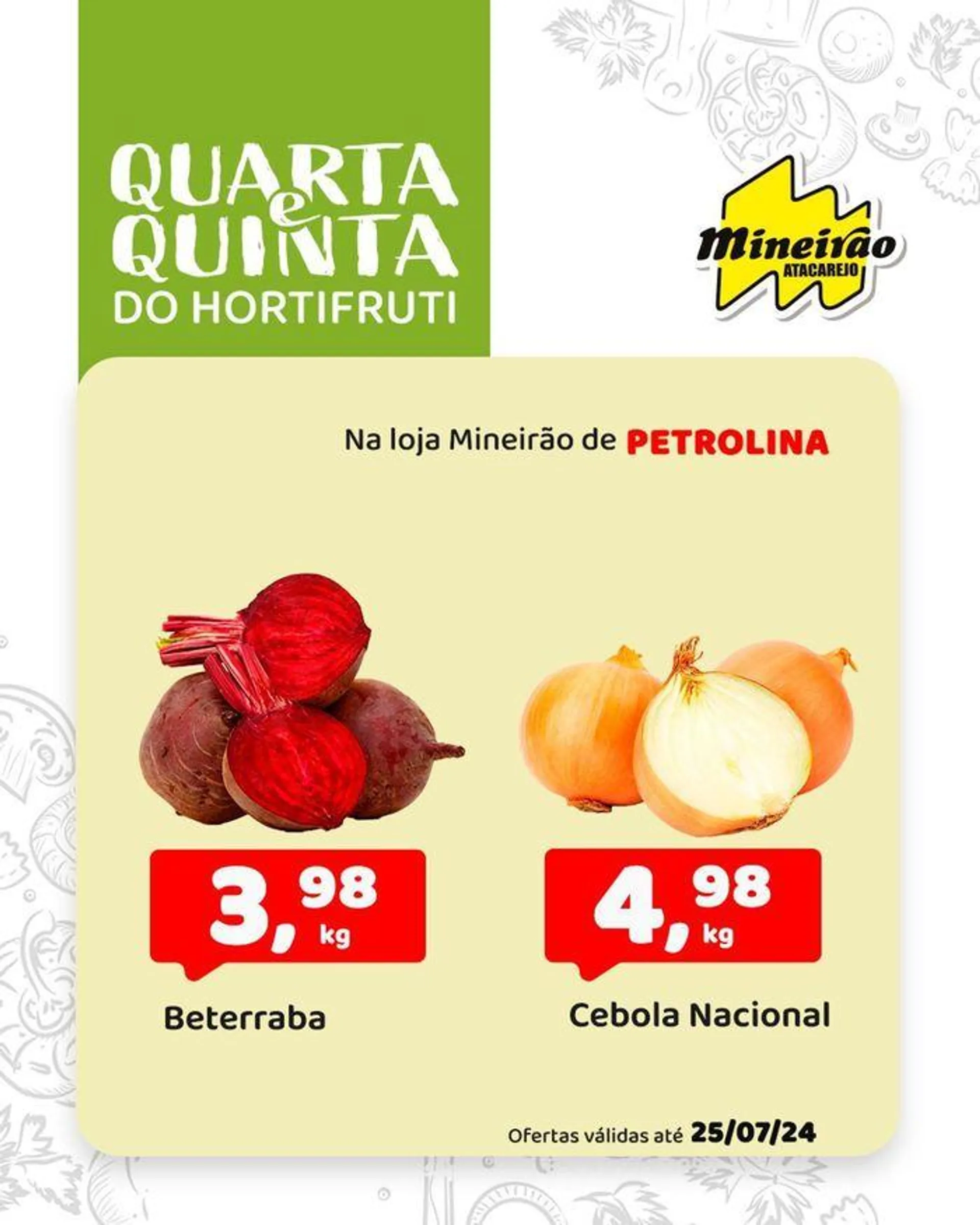 Encarte de Quarta e Quinta Do Hortifruti 24 de julho até 25 de julho 2024 - Pagina 1