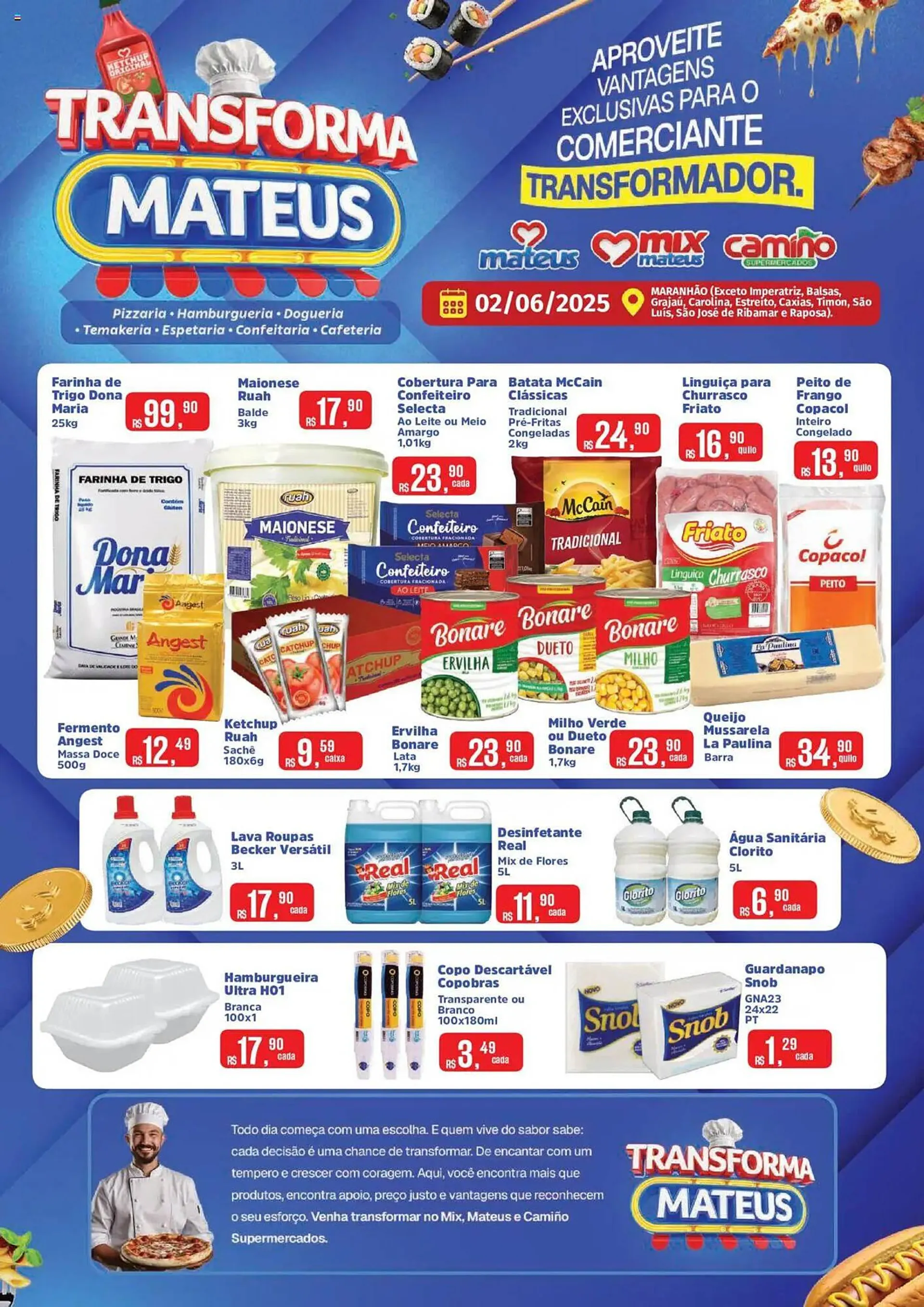 Encarte de Catálogo Supermercados Mateus 2 de junho até 3 de junho 2025 - Pagina 1