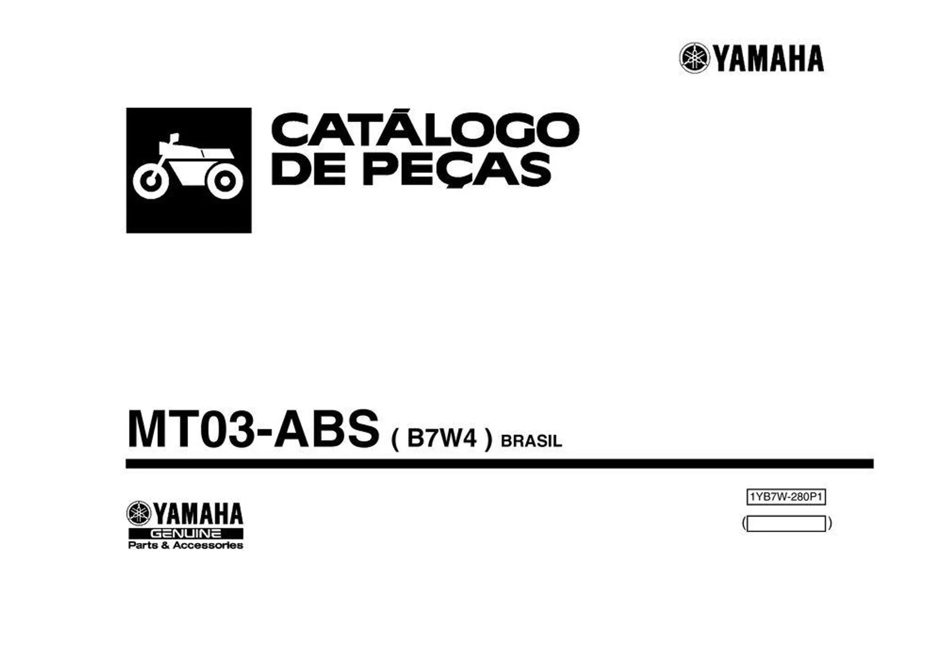 Catálogo MT03-ABS - 1