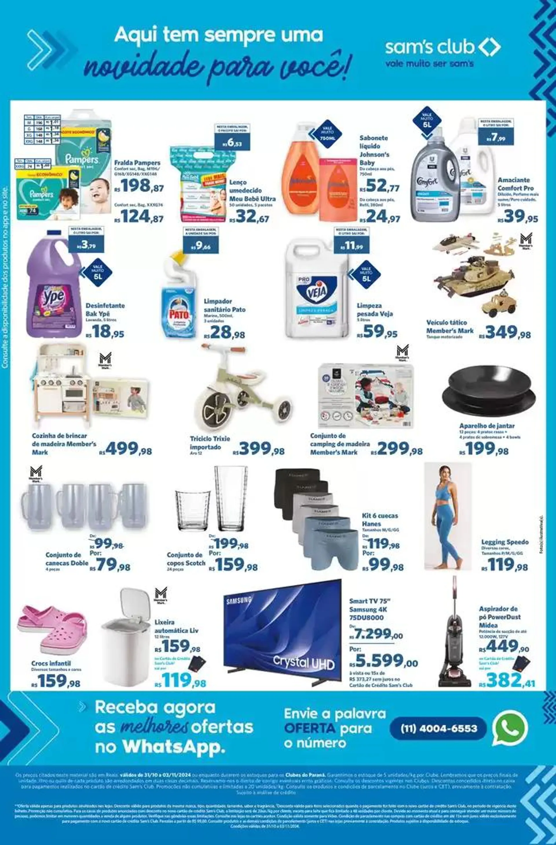 Encarte de Pechinchas e ofertas atuais 31 de outubro até 3 de novembro 2024 - Pagina 3