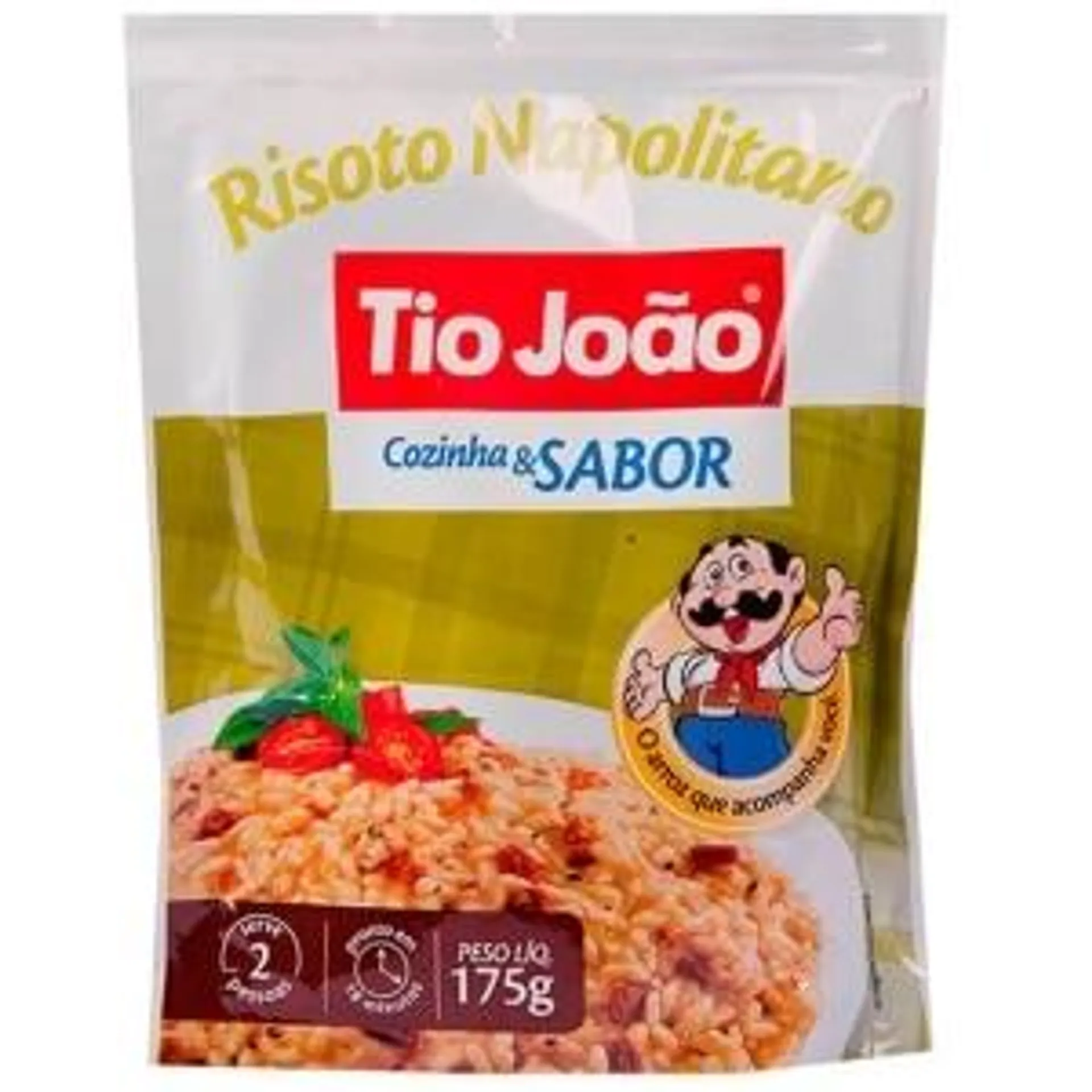 Arroz Tio João Risoto Napolitano 175g