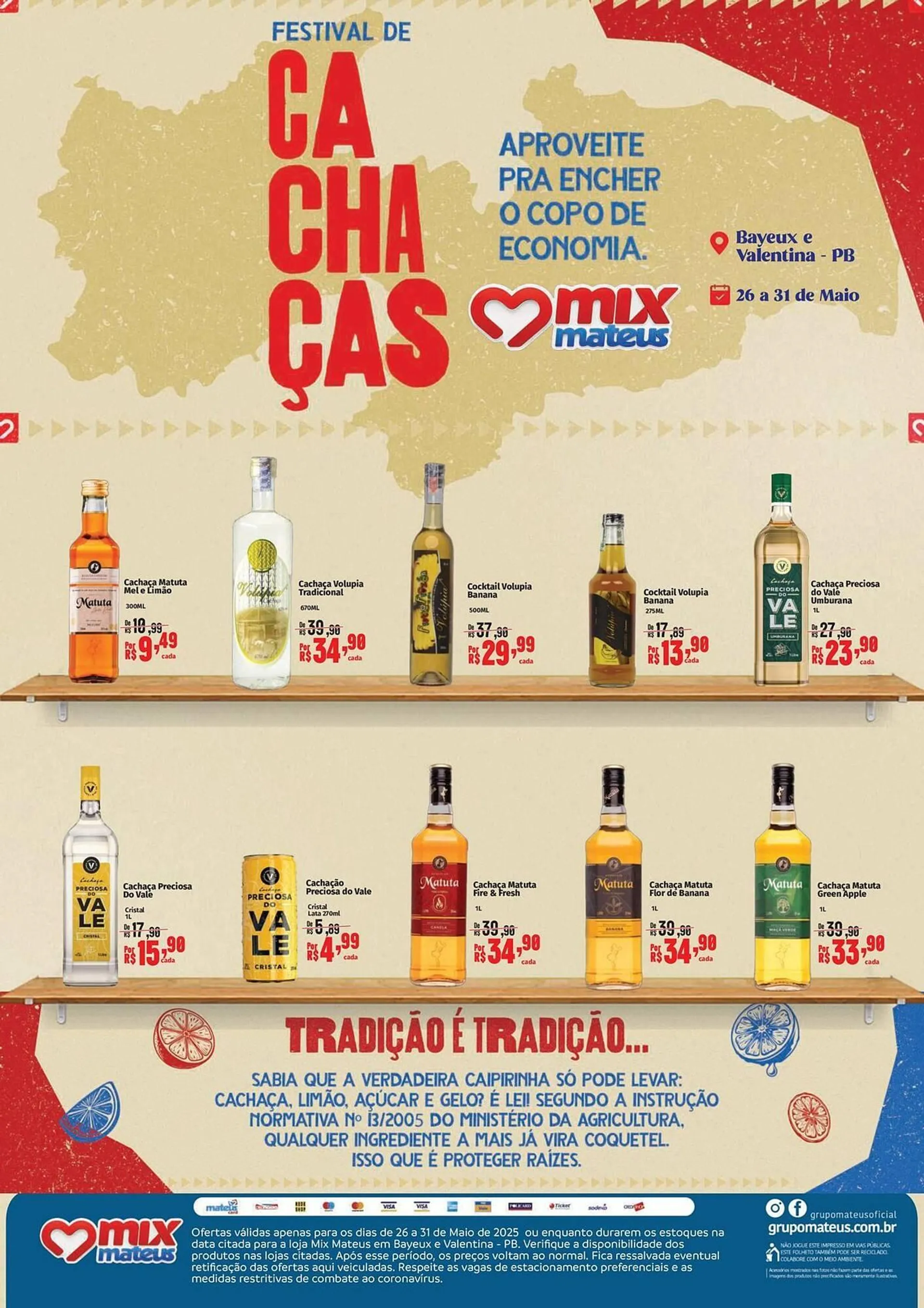 Encarte de Catálogo Supermercados Mateus 28 de maio até 31 de maio 2025 - Pagina 1