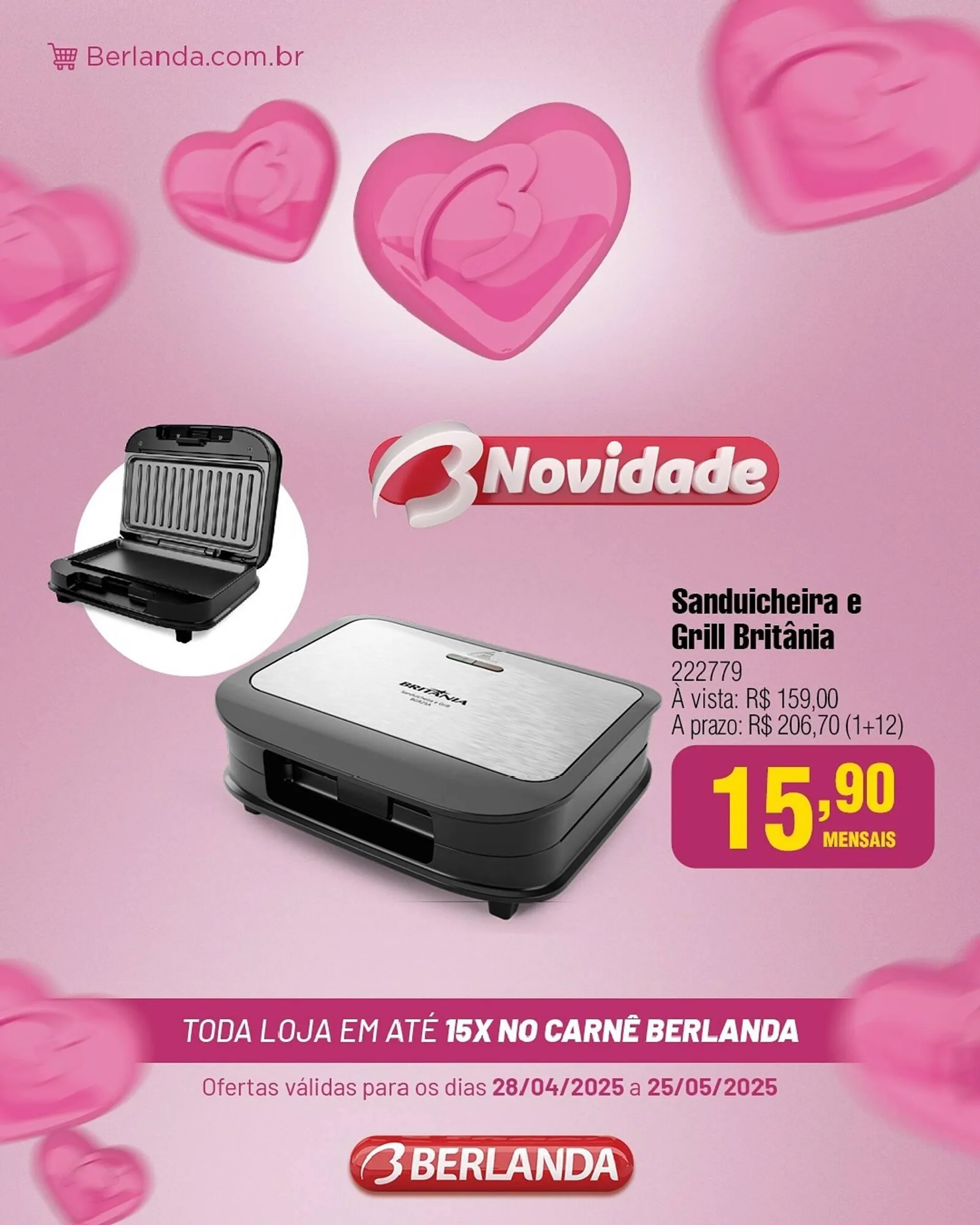 Encarte de Catálogo Berlanda 12 de maio até 25 de maio 2025 - Pagina 3