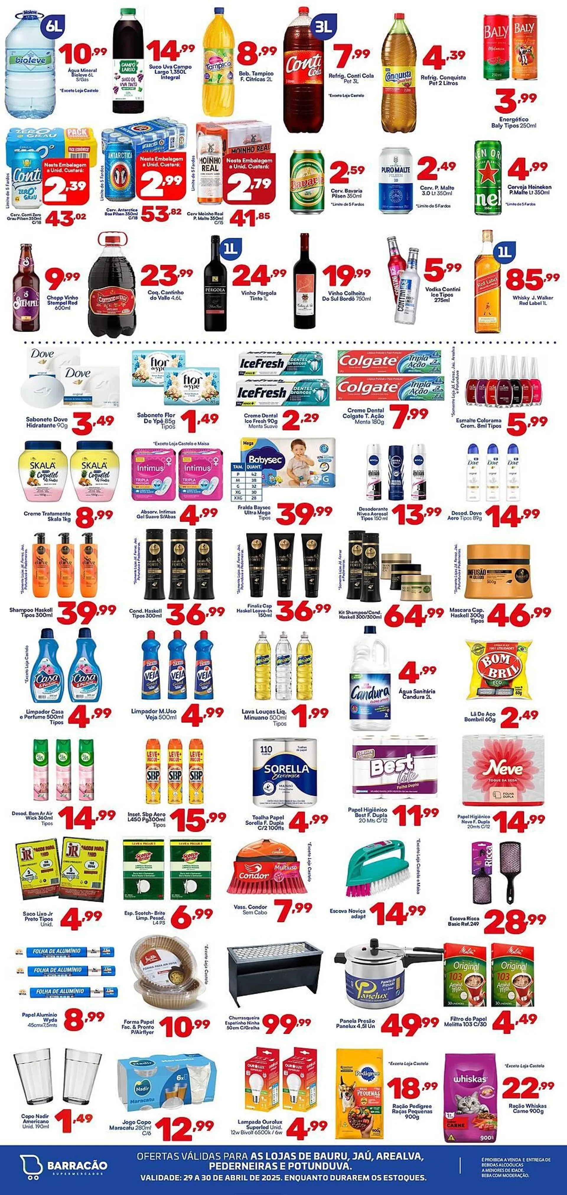 Encarte de Catálogo Barracão Supermercado 29 de abril até 30 de abril 2025 - Pagina 4