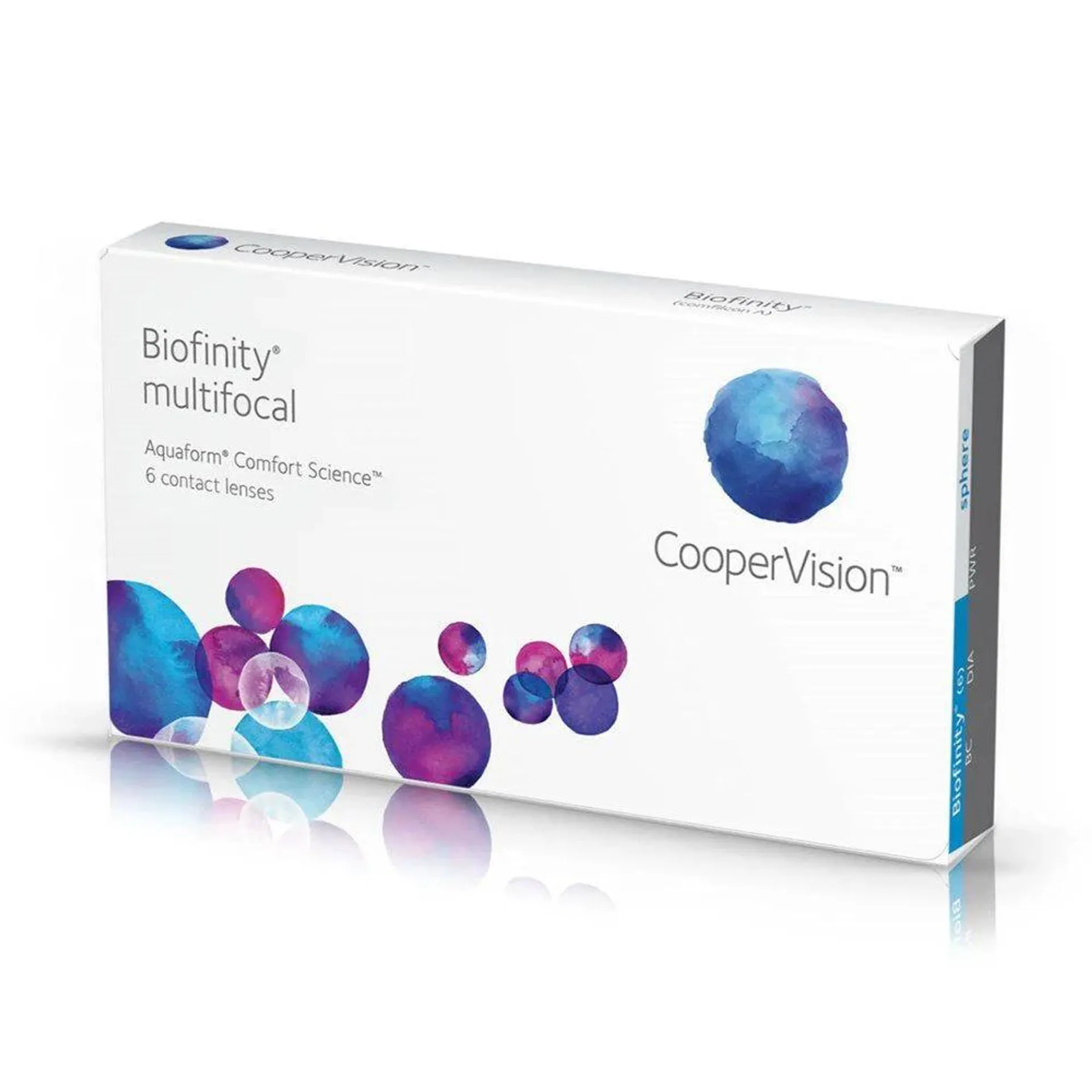 Lentes de contato Biofinity Multifocal Caixa com 6 lentes (3 pares) do mesmo grau