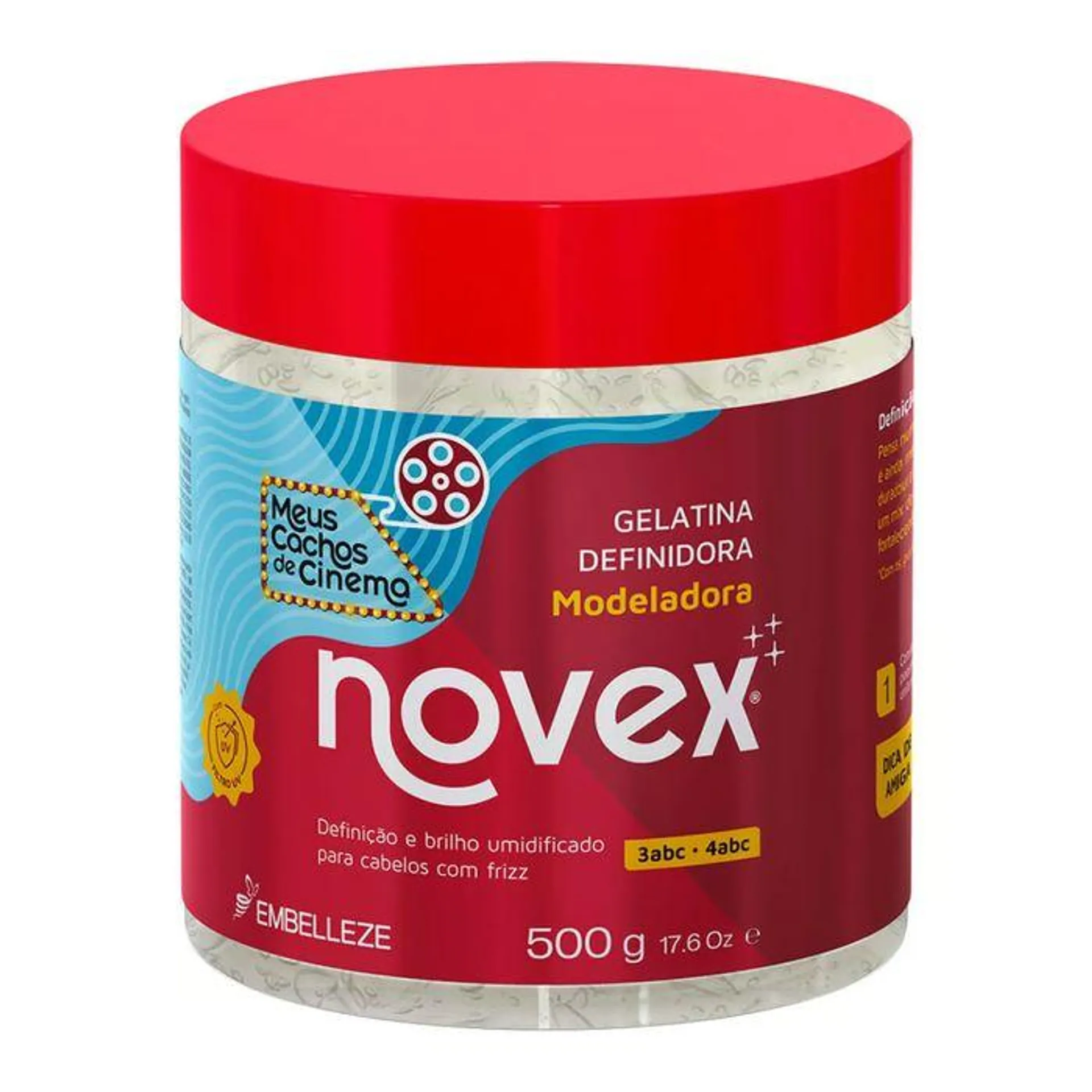 Gelatina Definidora Novex Meus Cachos de Cinema 500g