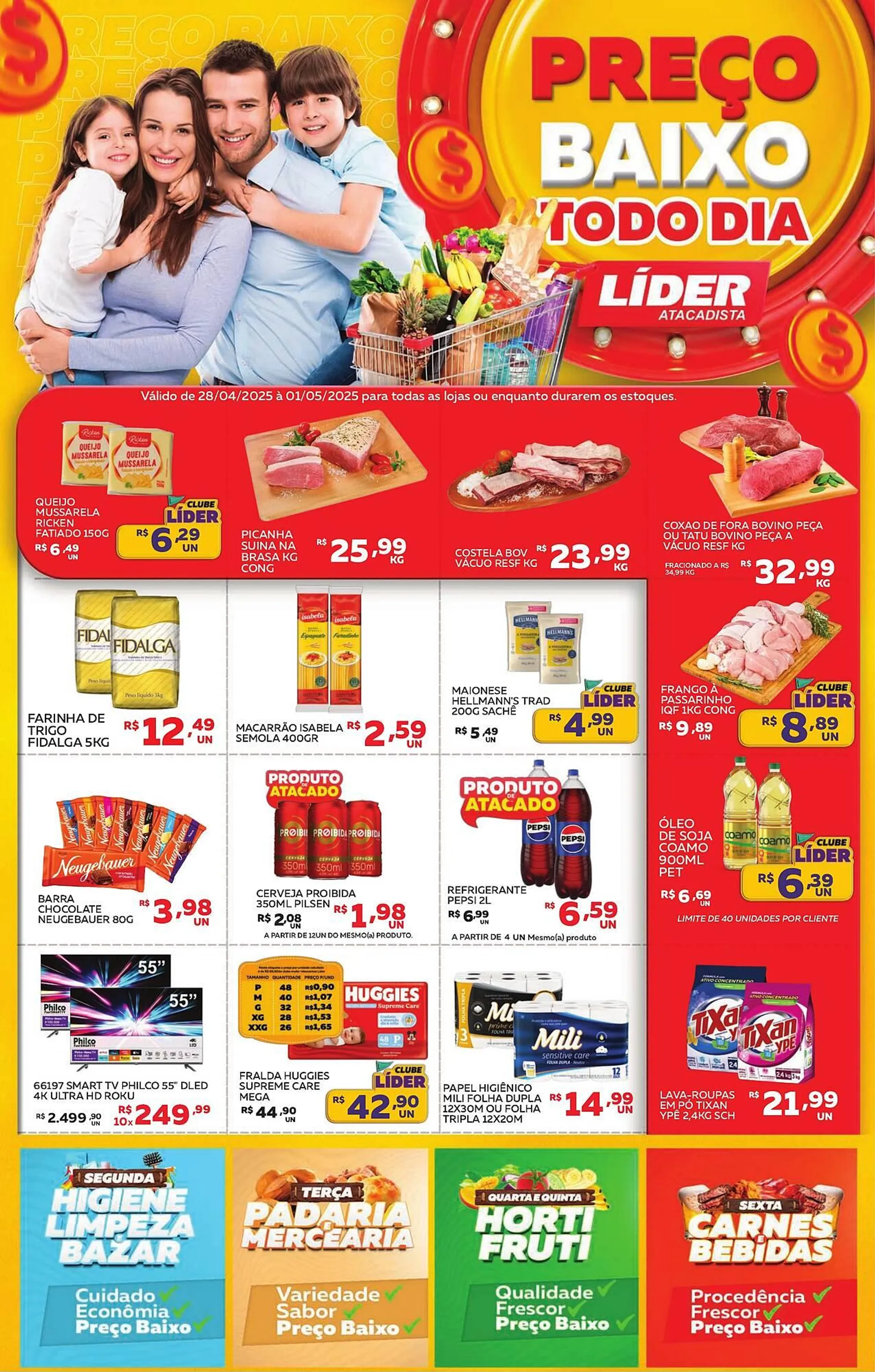 Encarte de Catálogo Lider Atacadista 28 de abril até 1 de maio 2025 - Pagina 1