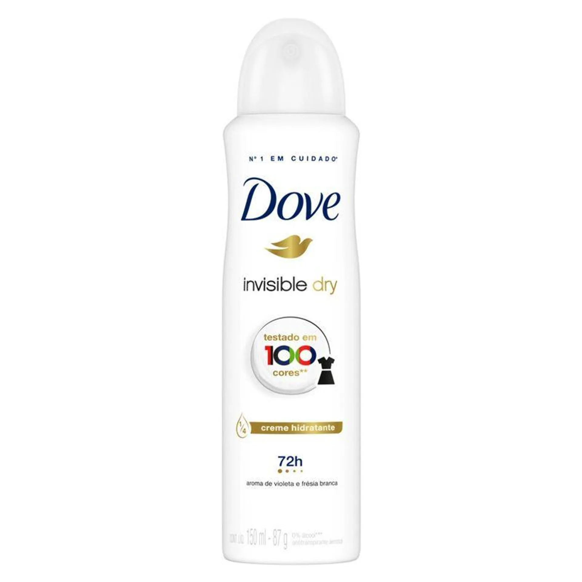 Desodorante Antitranspirante Aerosol Dove Invisible Dry 150ml