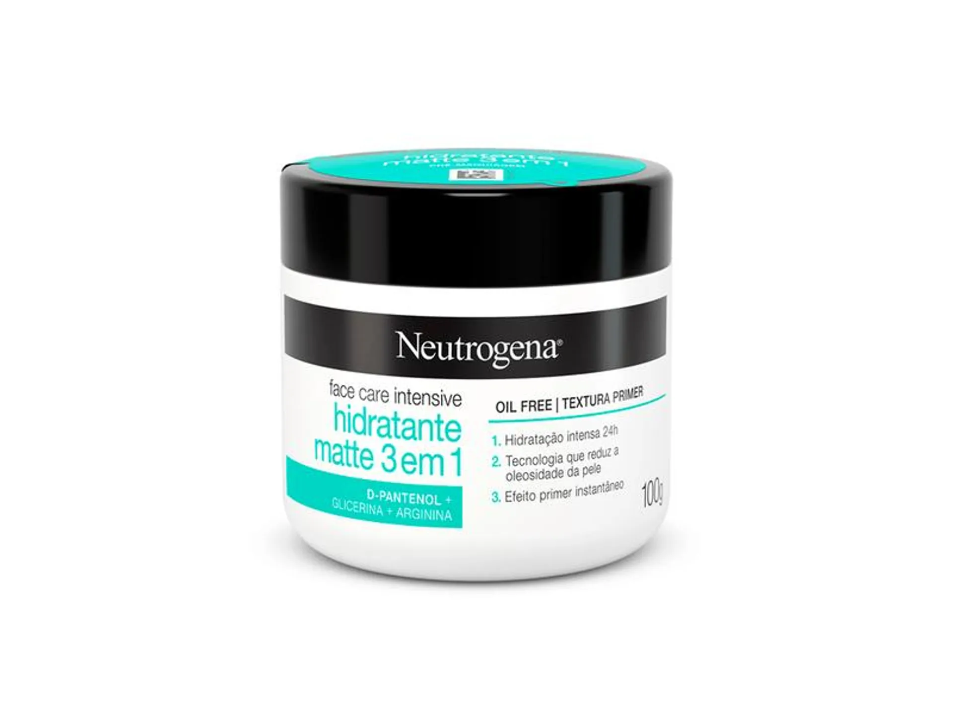 Hidratante Matte 3 em 1 Neutrogena Face Care Intensive 100g