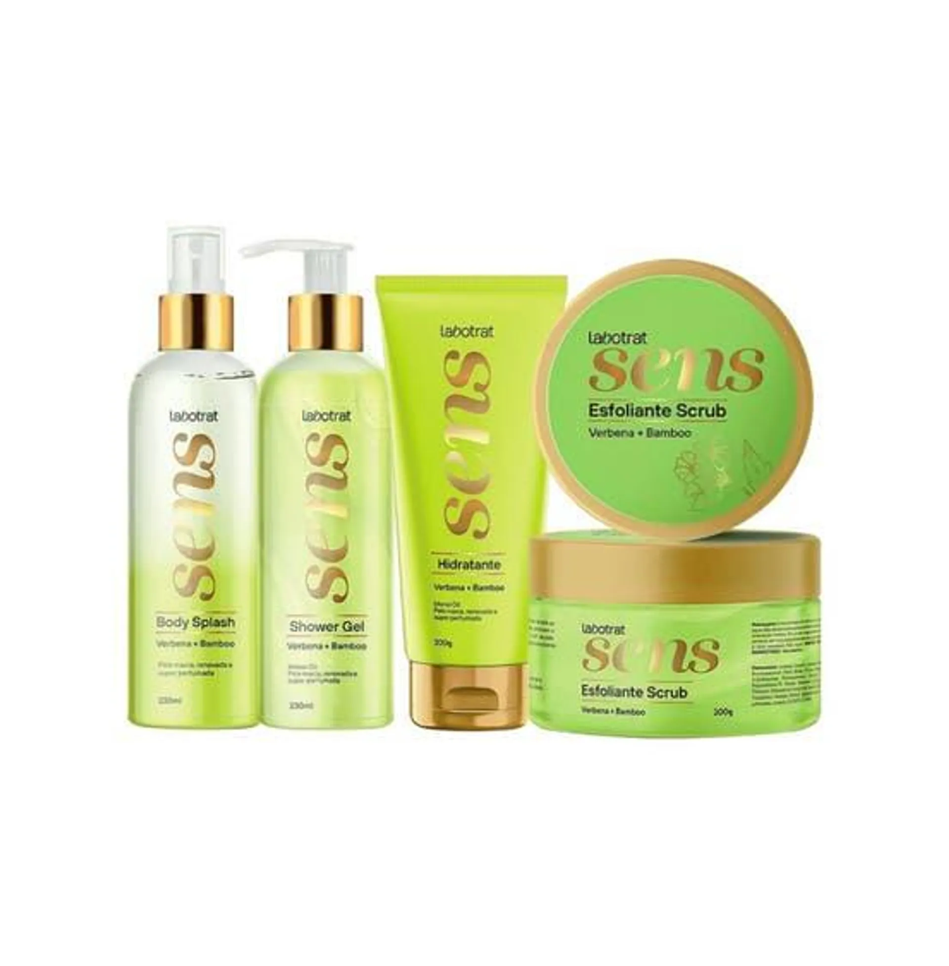 Kit Banho Labotrat Sens Verbena e Bamboo c/4un