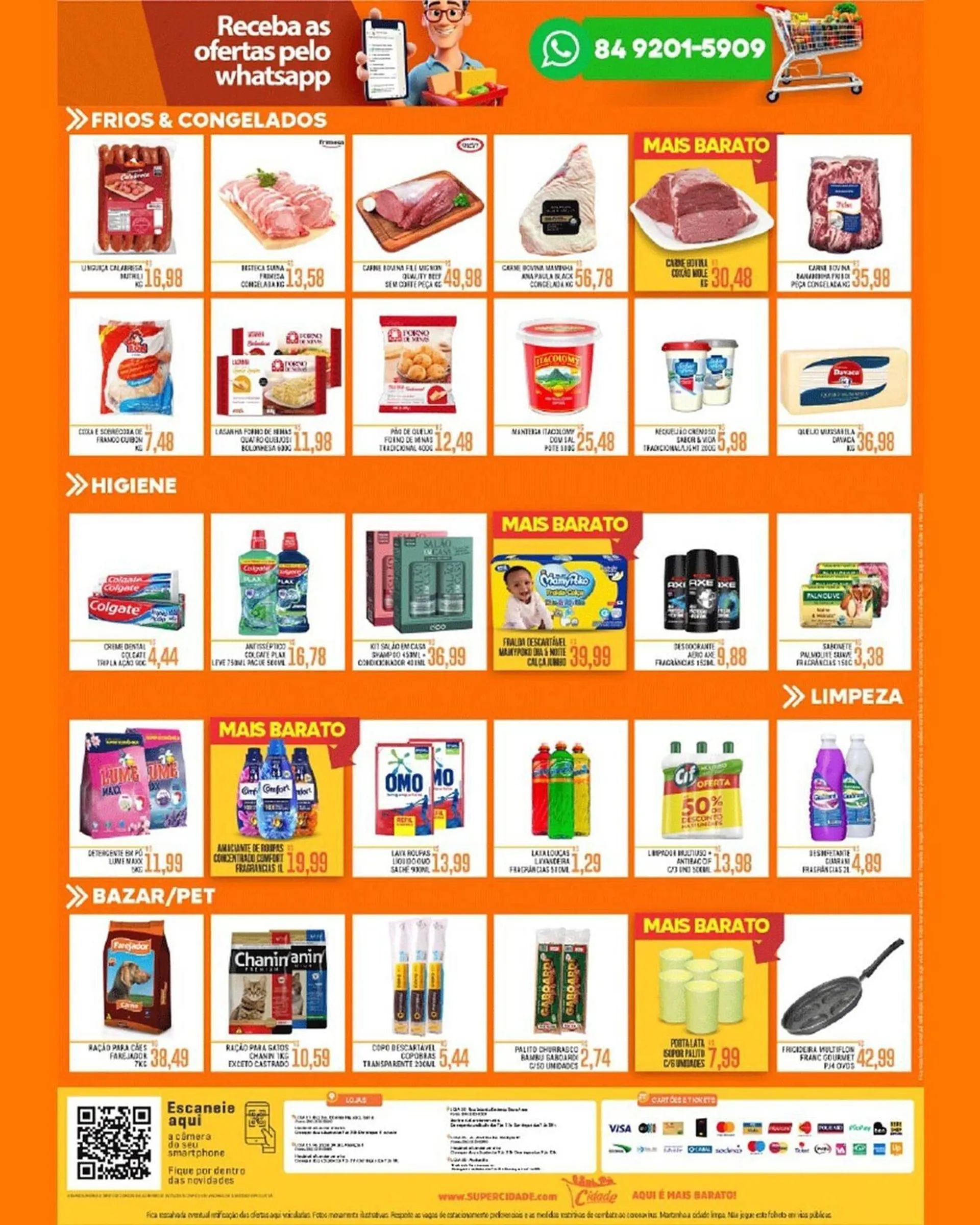Encarte de Catálogo Cidade Supermercados 11 de abril até 14 de abril 2024 - Pagina 1