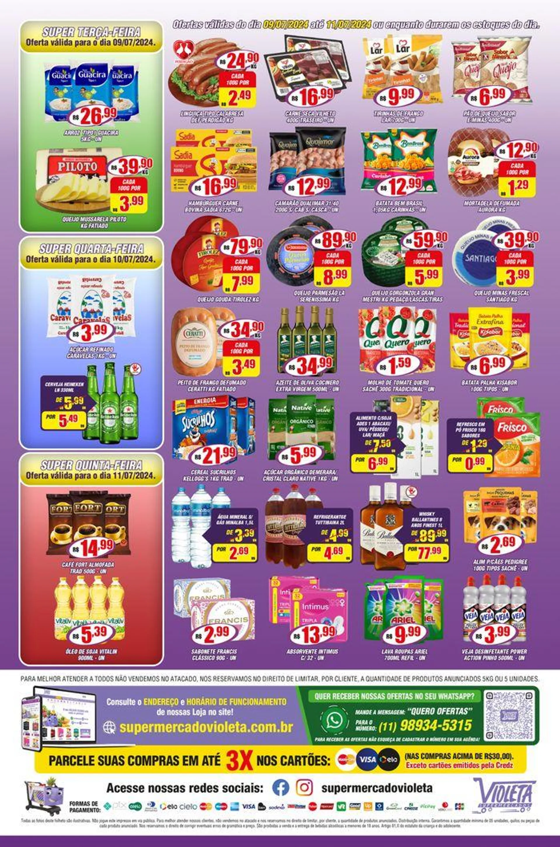 Encarte de Ofertas Violeta Supermercados 8 de julho até 11 de julho 2024 - Pagina 2