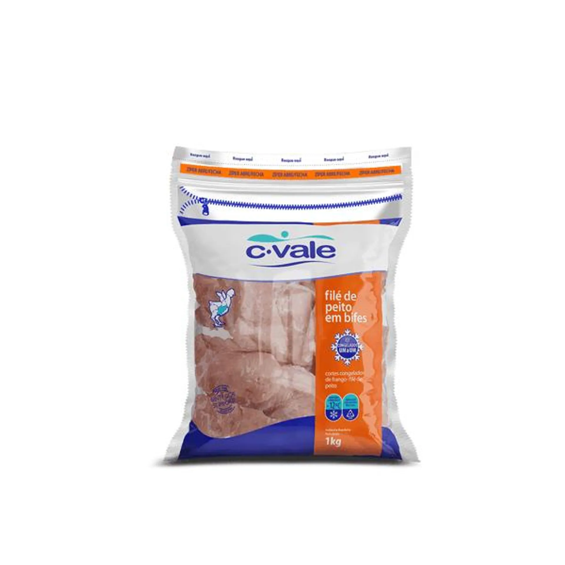 File Peito de Frango C. Vale 1kg saco