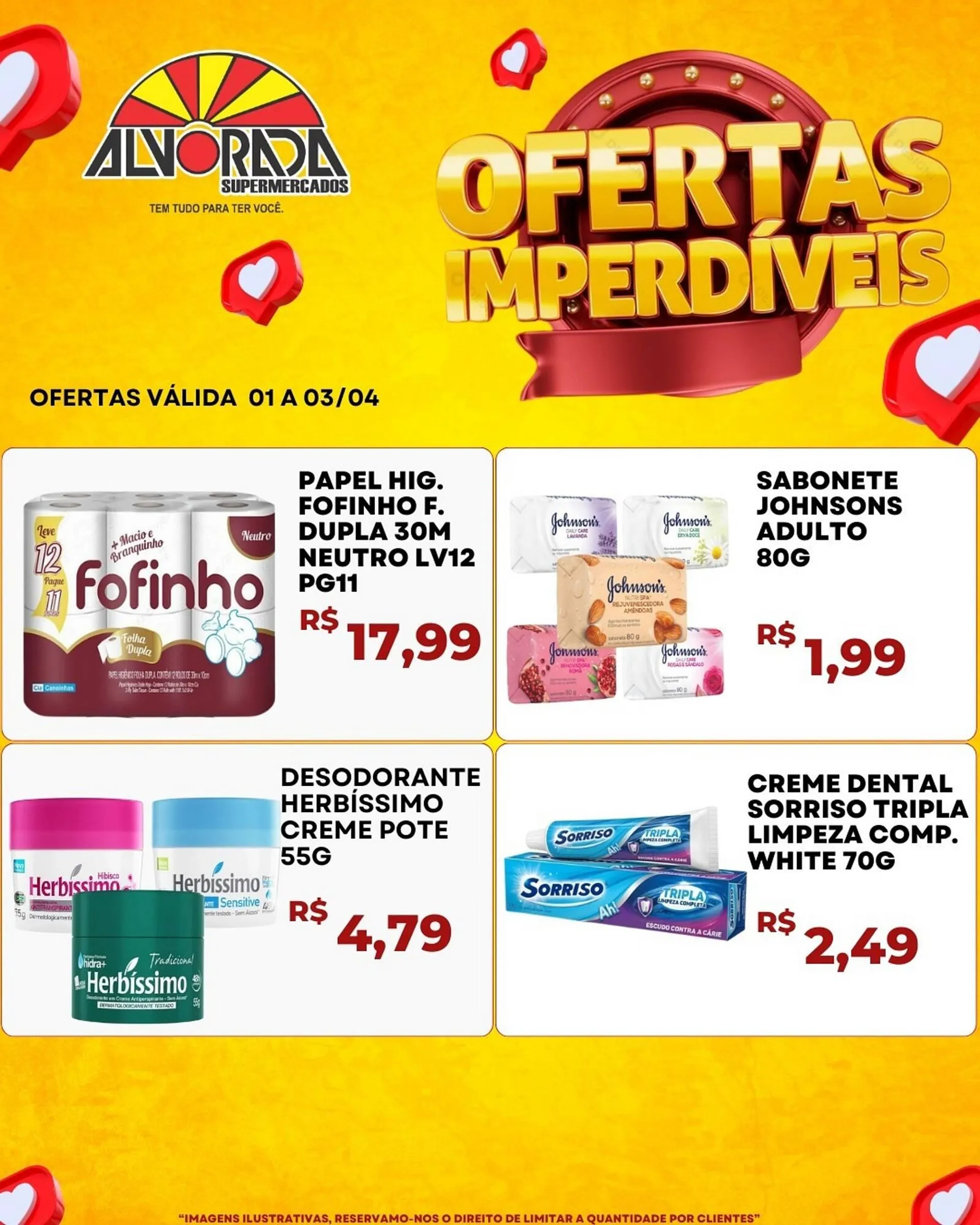 Encarte de Catálogo Alvorada Supermercados 1 de abril até 3 de abril 2025 - Pagina 2