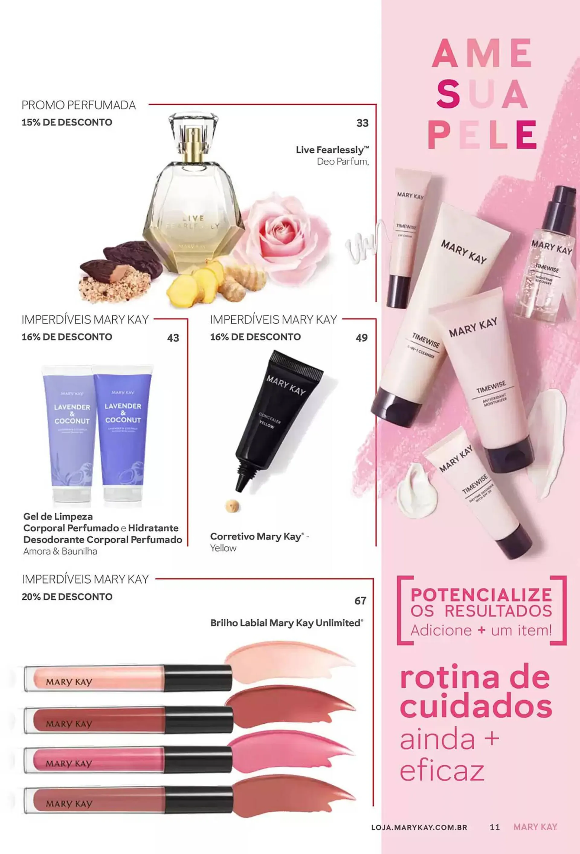 Encarte de Catálogo Mary Kay 3 de janeiro até 3 de julho 2025 - Pagina 11