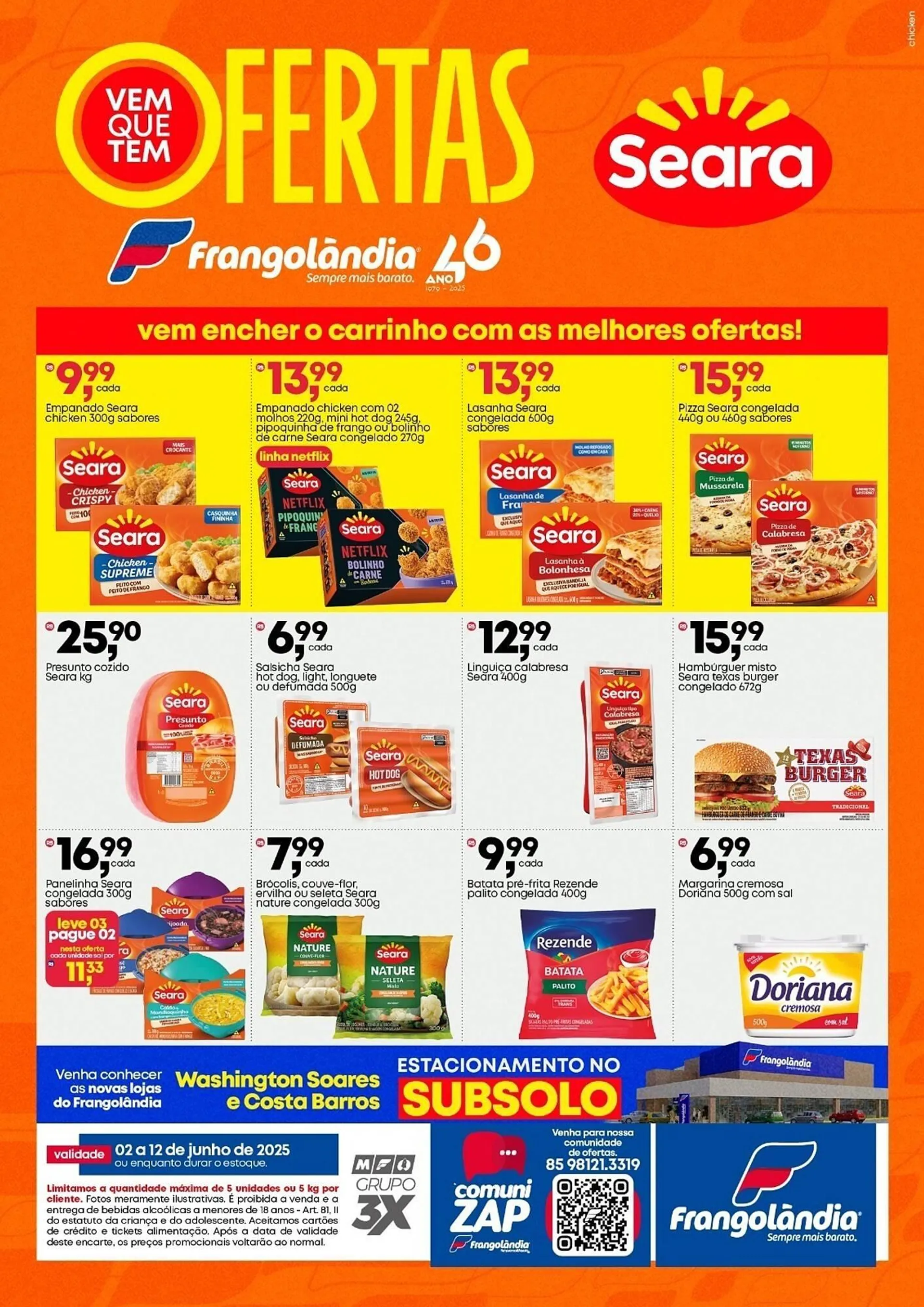 Encarte de Ofertas Frangolândia 3 de junho até 12 de junho 2025 - Pagina 2