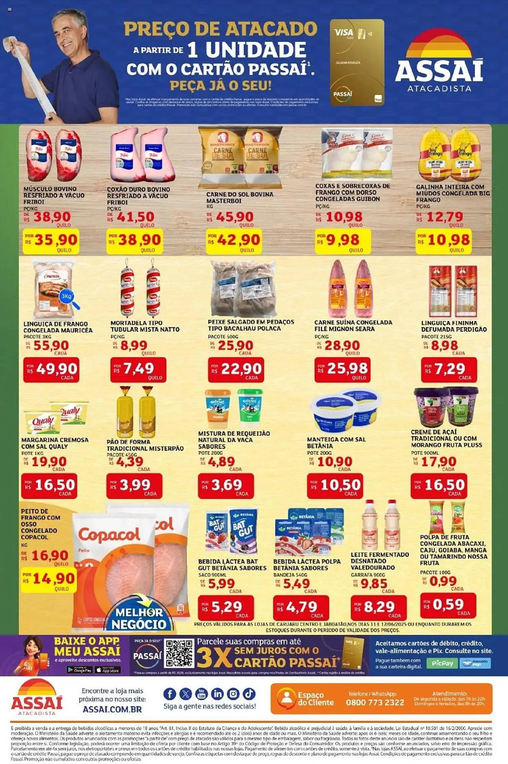 Encarte de Catálogo Assaí Atacadista 11 de junho até 13 de junho 2025 - Pagina 2