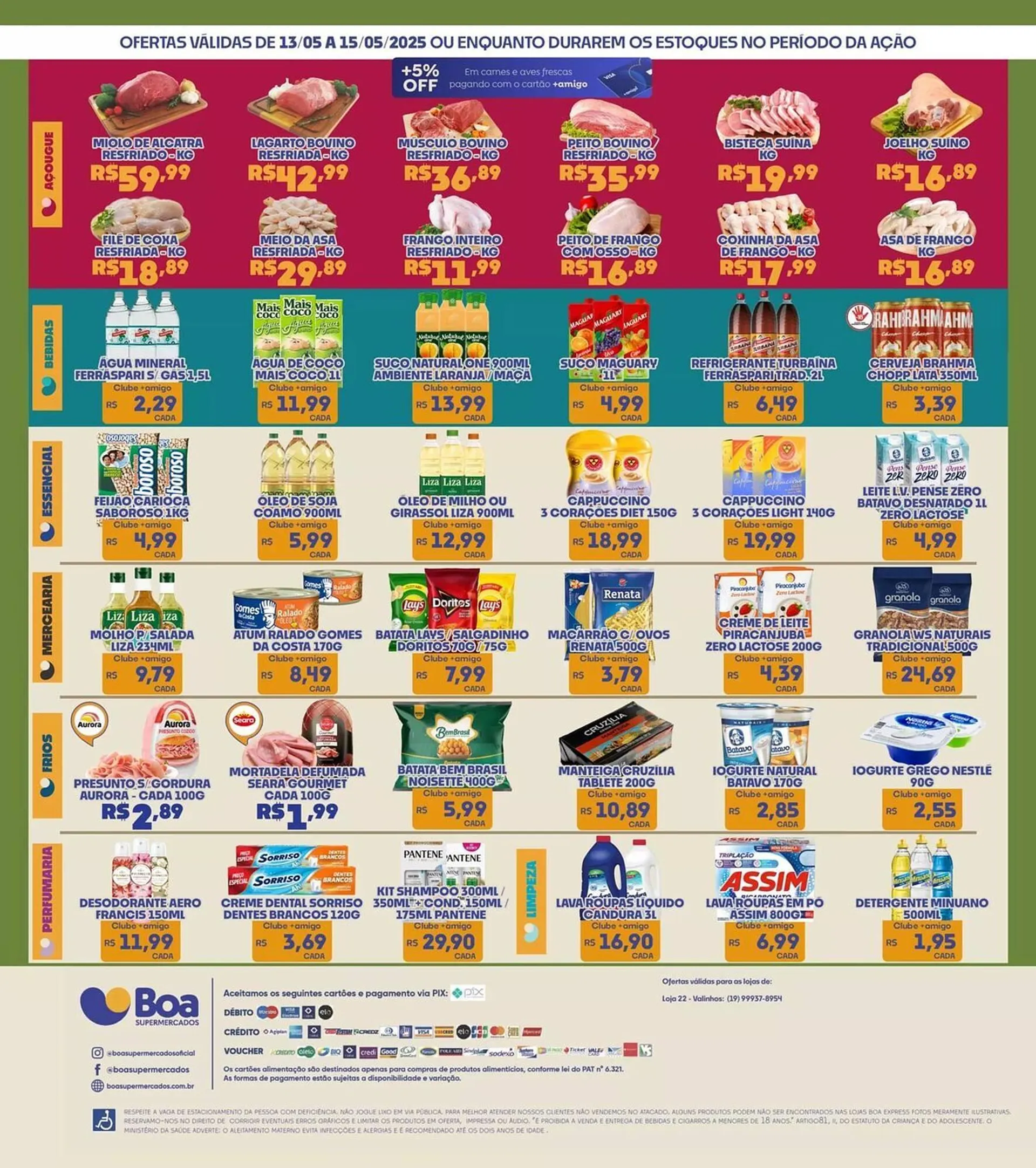 Encarte de Catálogo Boa Supermercados 13 de maio até 15 de maio 2025 - Pagina 2