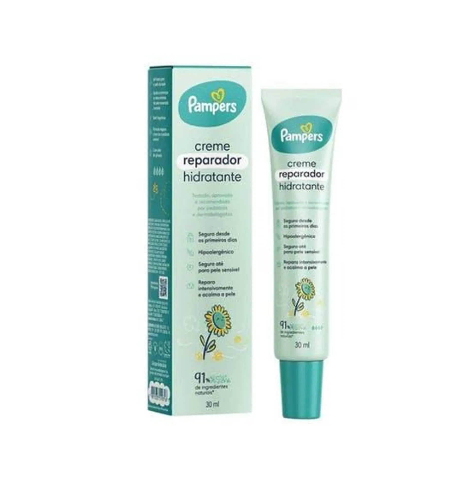 Creme Reparador Hidratante para o Corpo Pampers Girassol 30ml